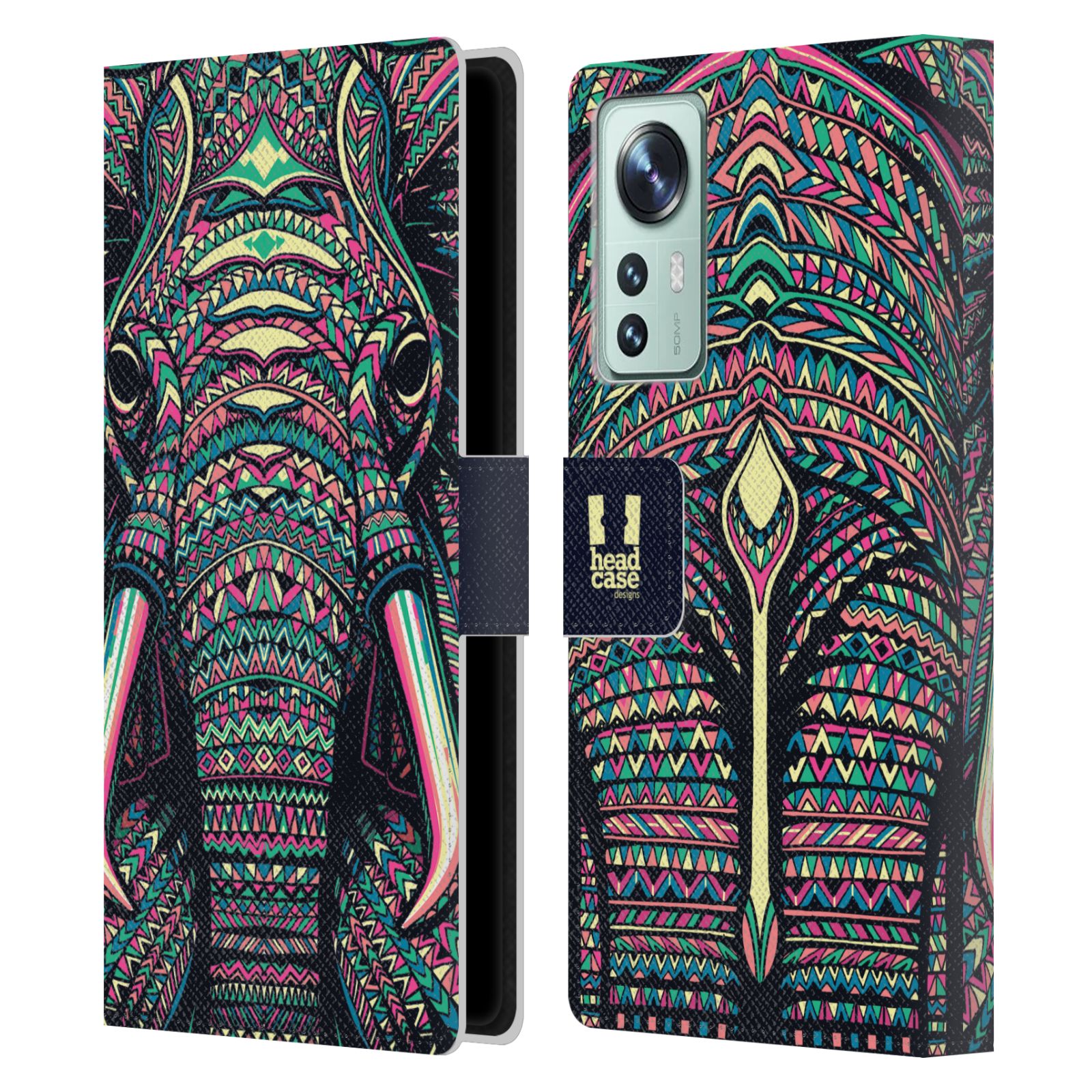 HEAD CASE Pouzdro pro mobil Xiaomi 12 - Aztécký motiv slon