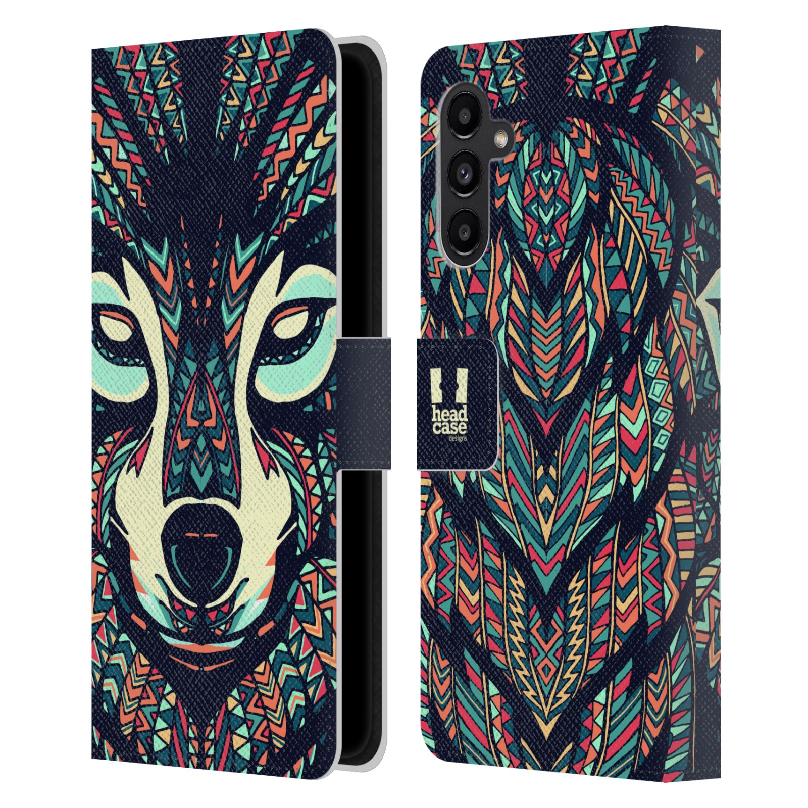 HEAD CASE Pouzdro pro mobil Samsung Galaxy A13 5G - Aztécký motiv vlk