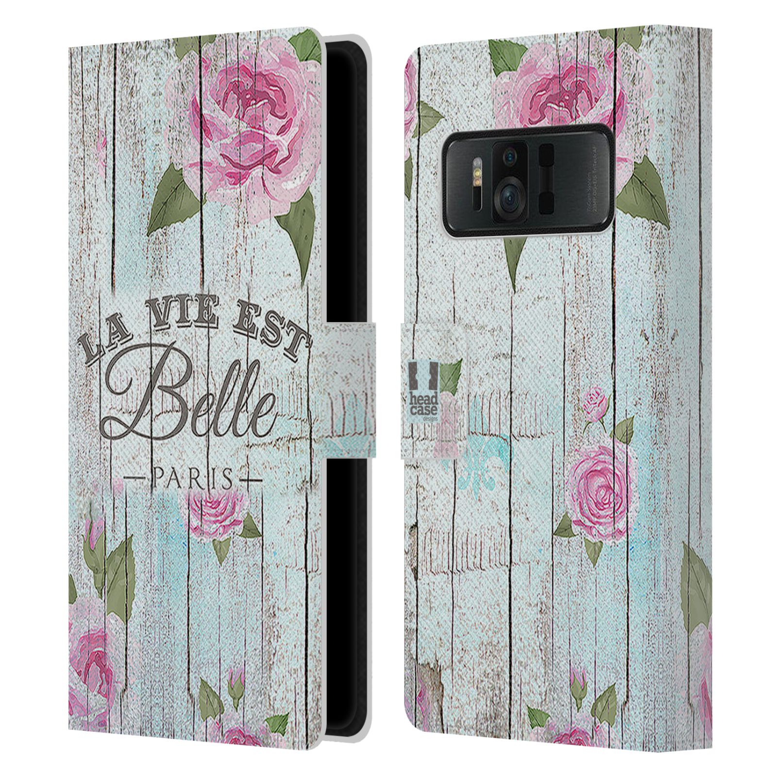 Pouzdro na mobil Asus Zenfone AR ZS571KL - Head Case - květinový motiv růže na plotě
