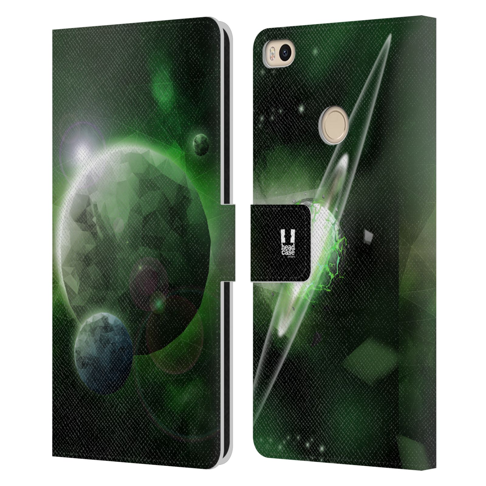 Pouzdro na mobil Xiaomi Mi Max 2 - Head Case - planeta vesmír zelená