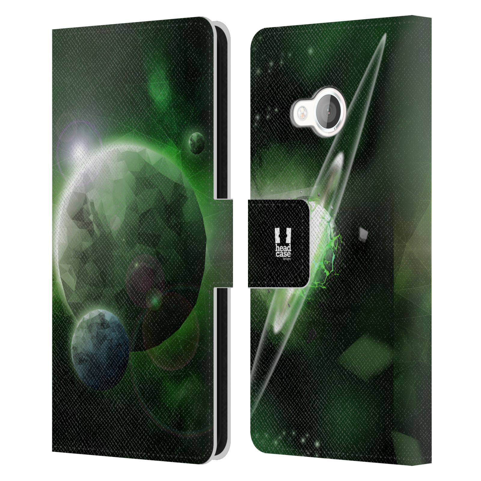 Pouzdro na mobil HTC U Play - Head Case - planeta vesmír zelená