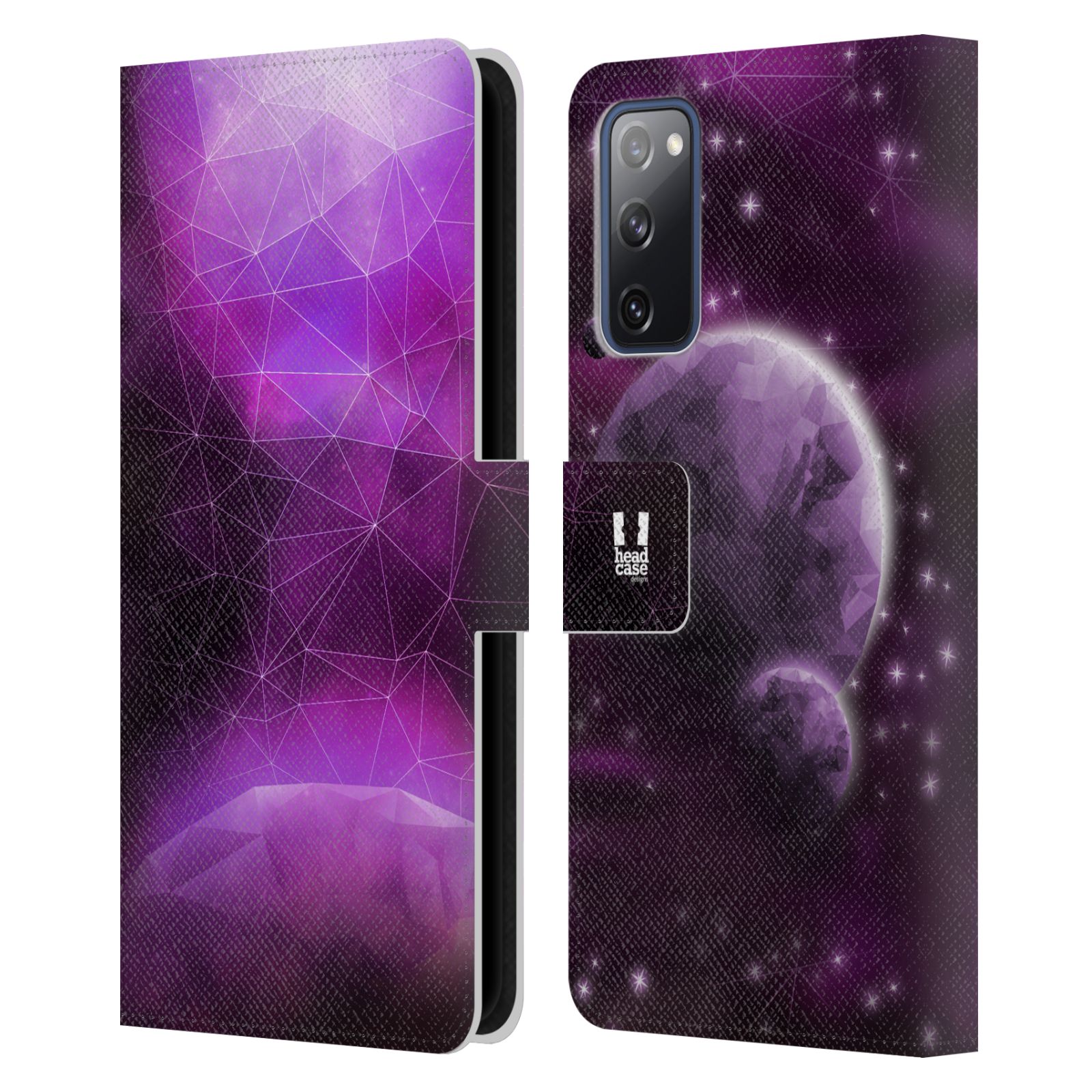 Pouzdro pro mobil Samsung Galaxy S20 FE / S20 FE 5G  - Vesmírné planety fialová