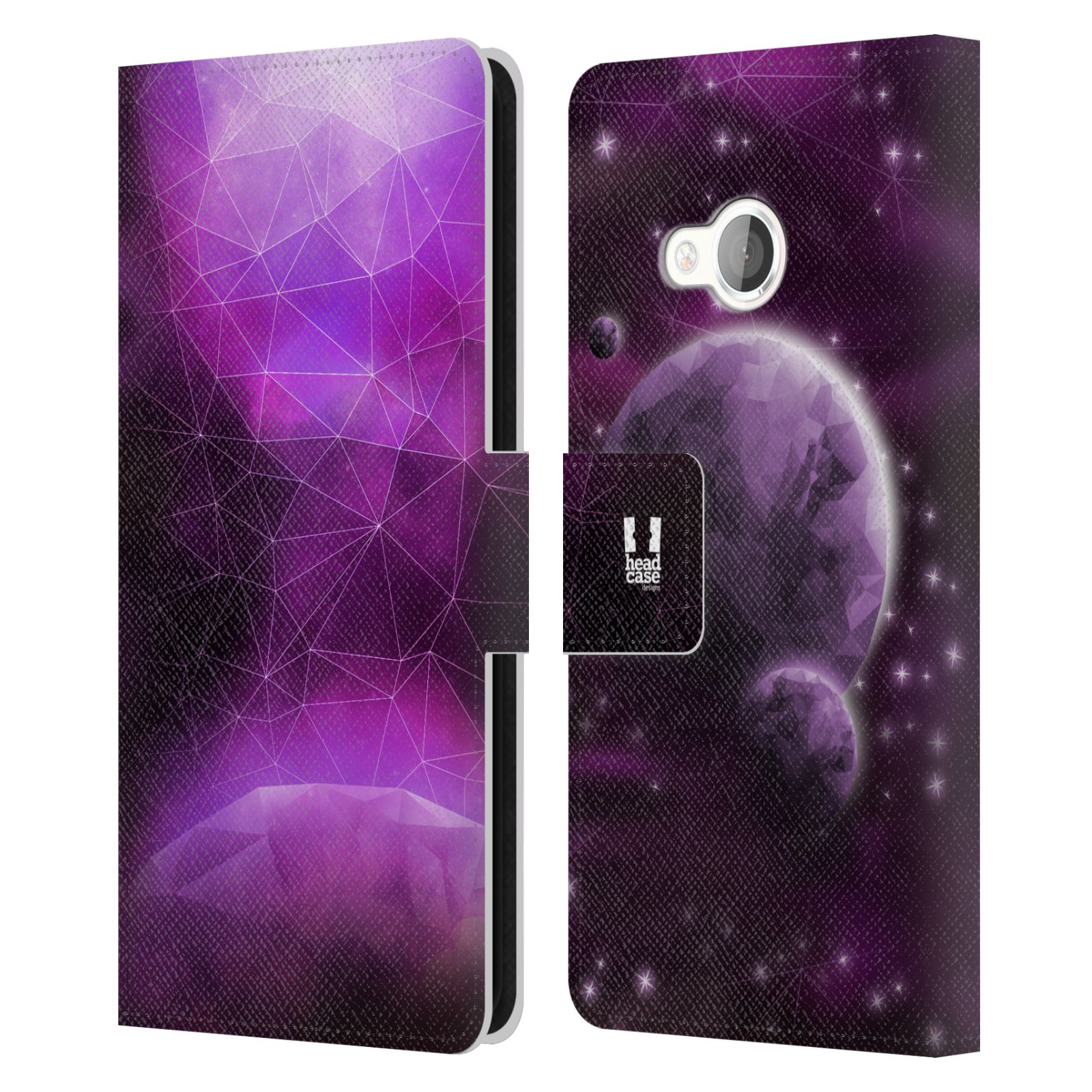 Pouzdro na mobil HTC U Play - Head Case - planeta vesmír fialová
