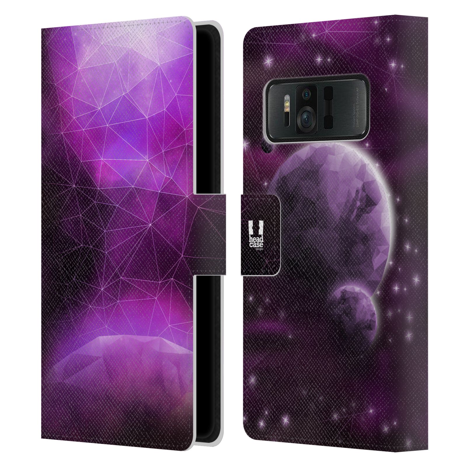 Pouzdro na mobil Asus Zenfone AR ZS571KL - Head Case - planeta vesmír fialová