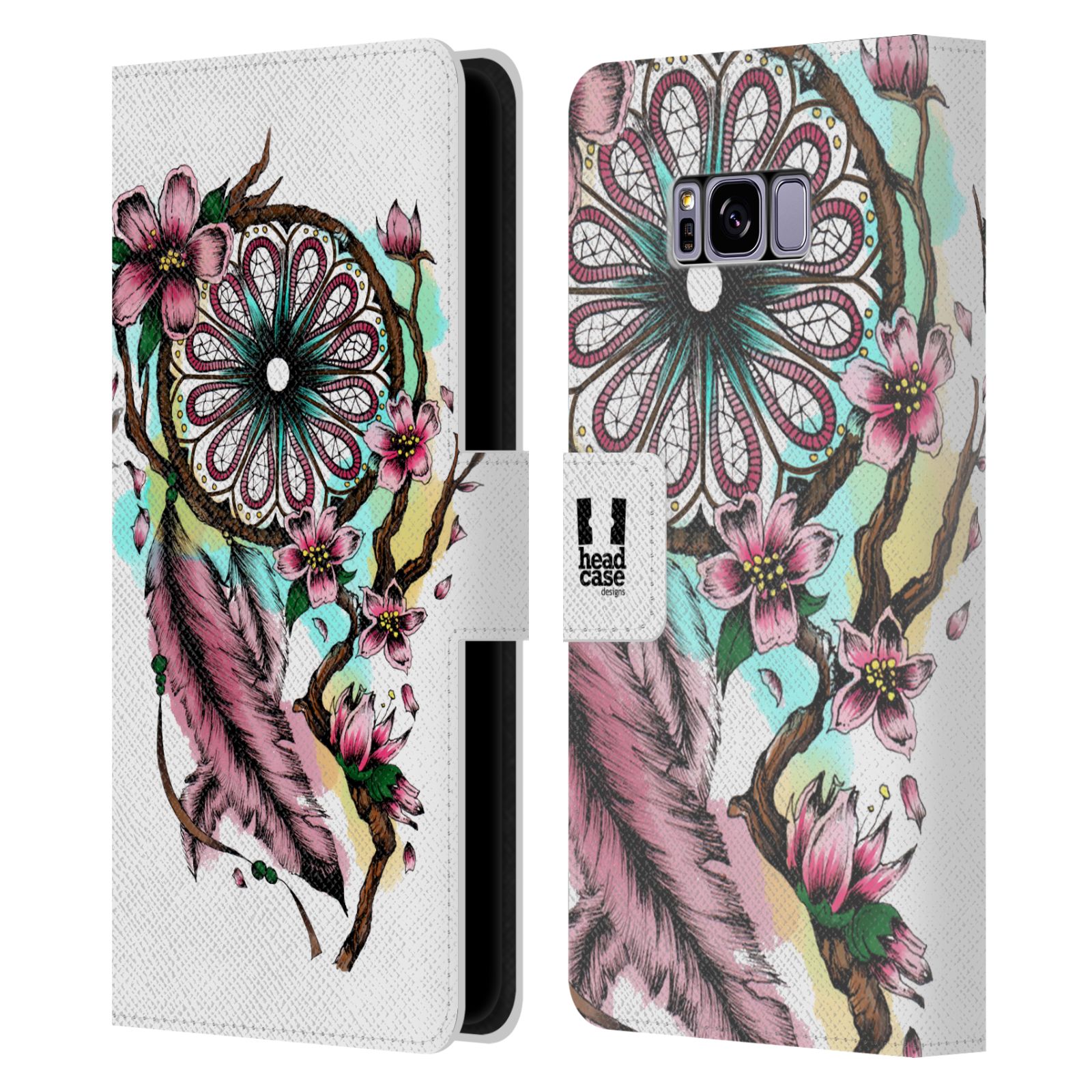 Pouzdro pro mobil Samsung Galaxy S8+  Květinový vzor lapač snů