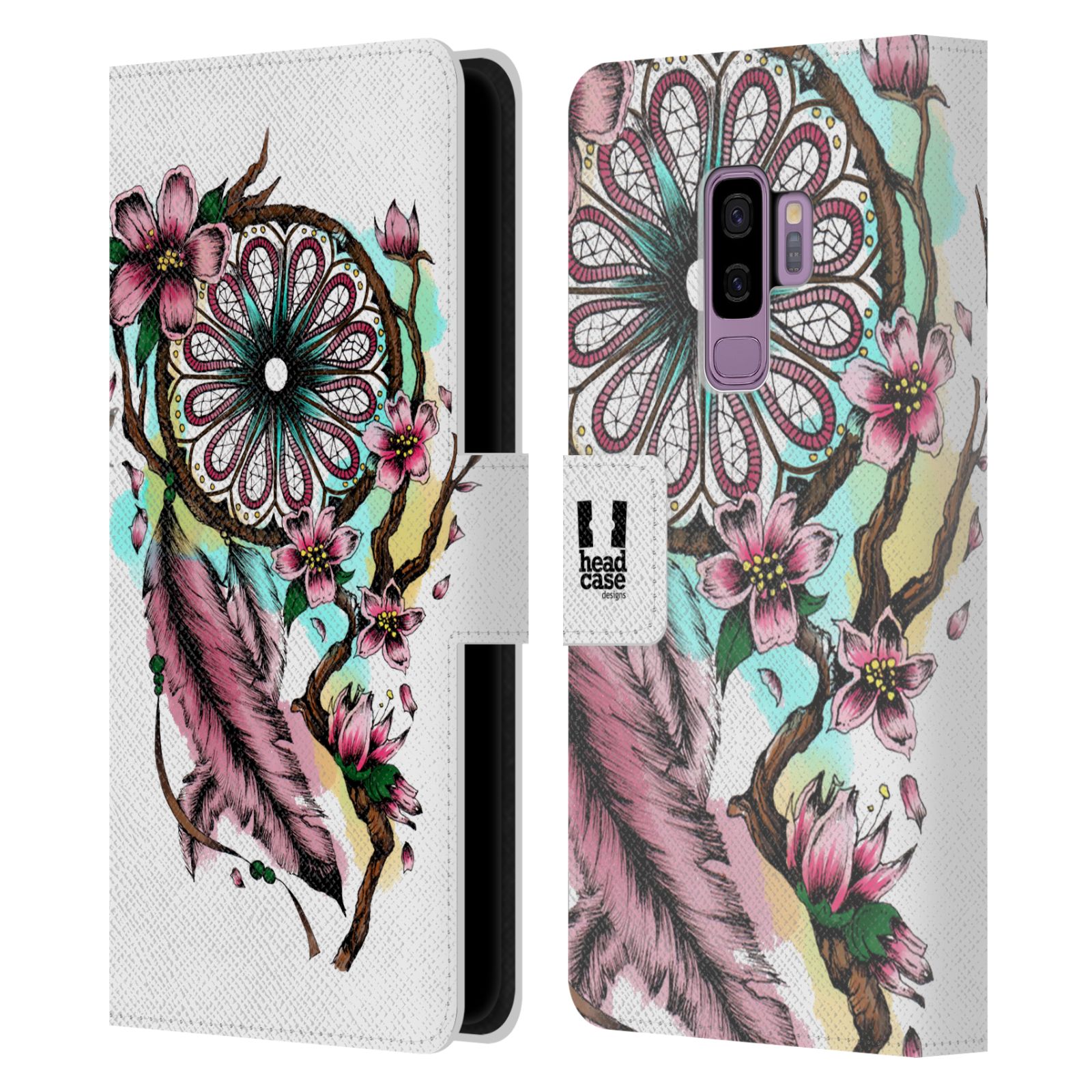 Pouzdro pro mobil Samsung Galaxy S9+ / S9 PLUS - Květinový vzor lapač snů
