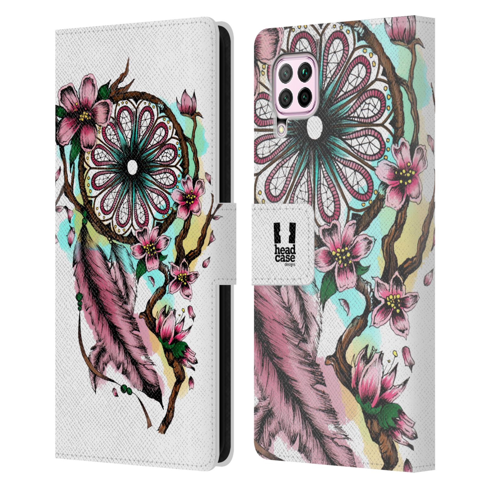 Pouzdro pro mobil Huawei P40 LITE - Květinový vzor lapač snů