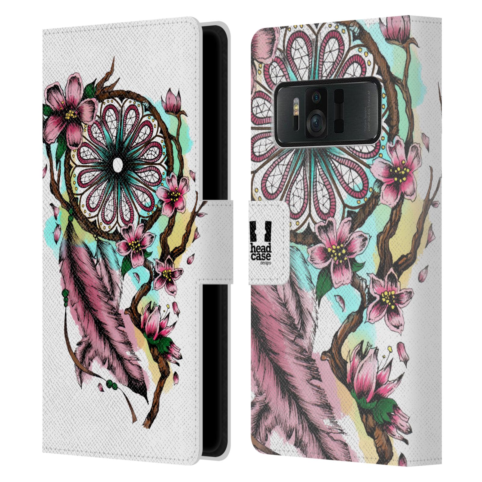 Pouzdro na mobil Asus Zenfone AR ZS571KL - Head Case - Lapač snů květy fialová