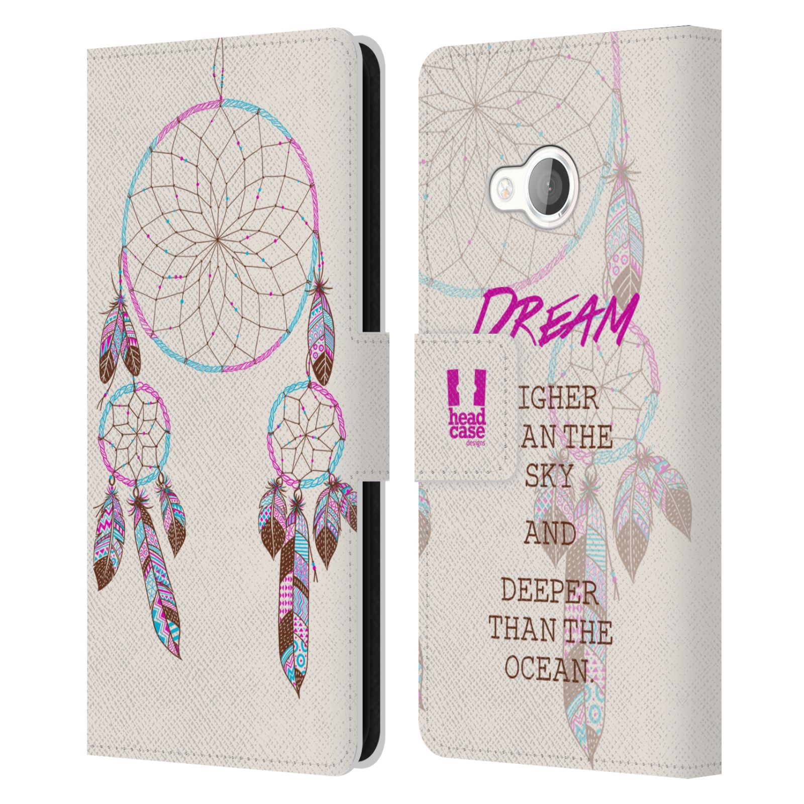 Pouzdro na mobil HTC U Play - Head Case - Lapač snů fialová dream