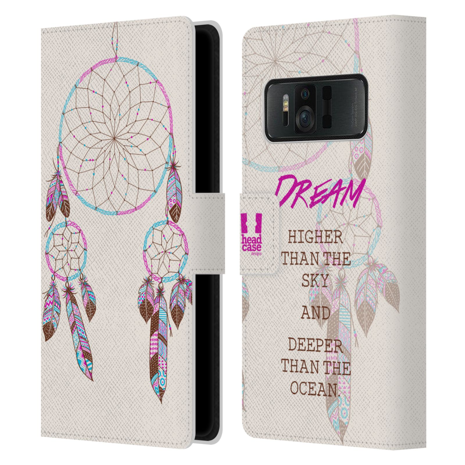 Pouzdro na mobil Asus Zenfone AR ZS571KL - Head Case - Lapač snů fialová dream