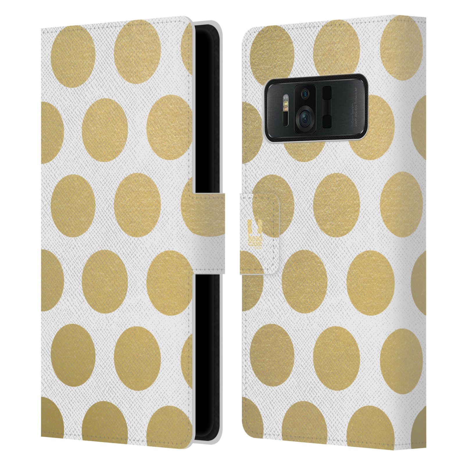 Pouzdro na mobil Asus Zenfone AR ZS571KL - Head Case - Fashion zlaté tečky