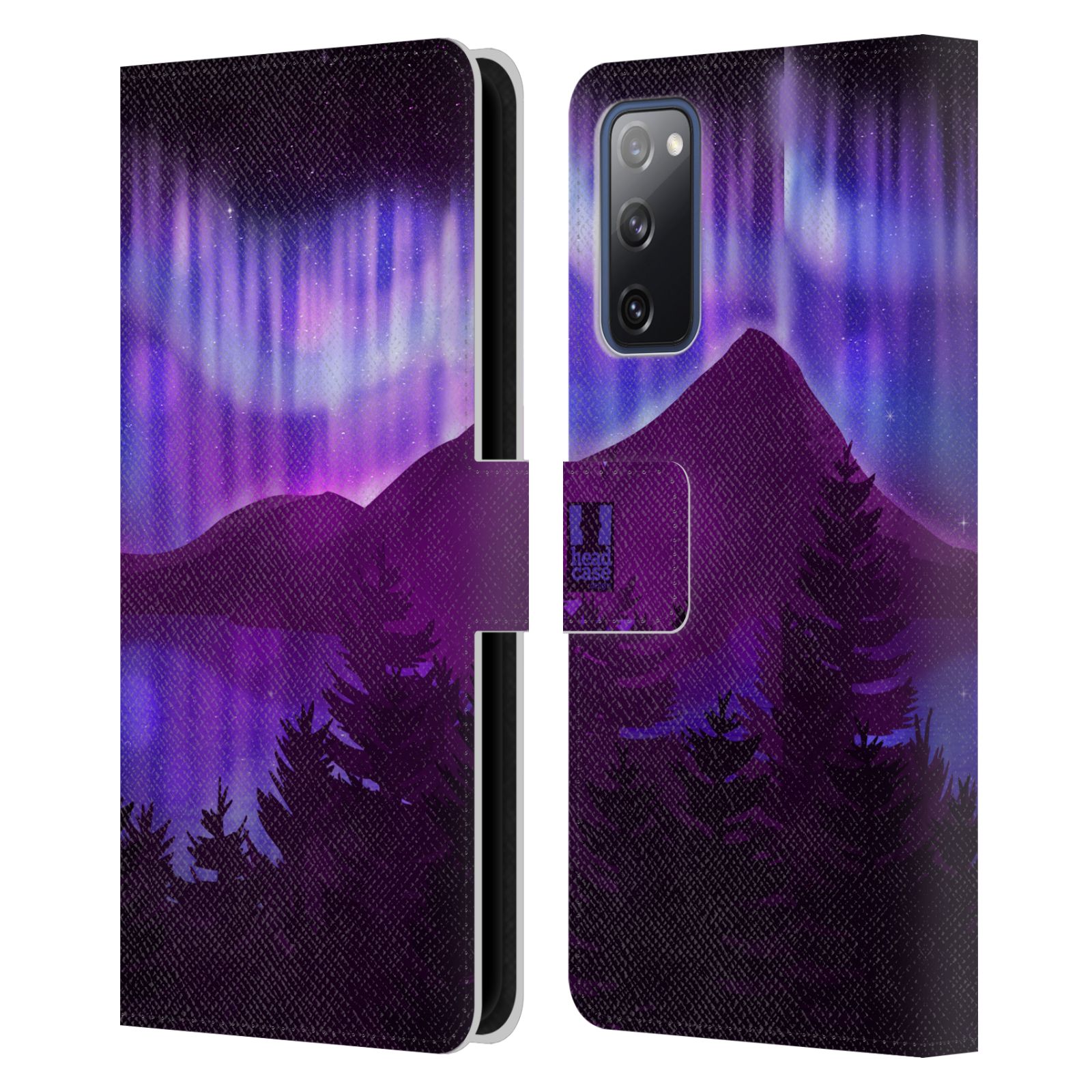 Pouzdro na mobil Samsung Galaxy S20 FE / S20 FE 5G  - HEAD CASE - Hory a lesy fialový odstín