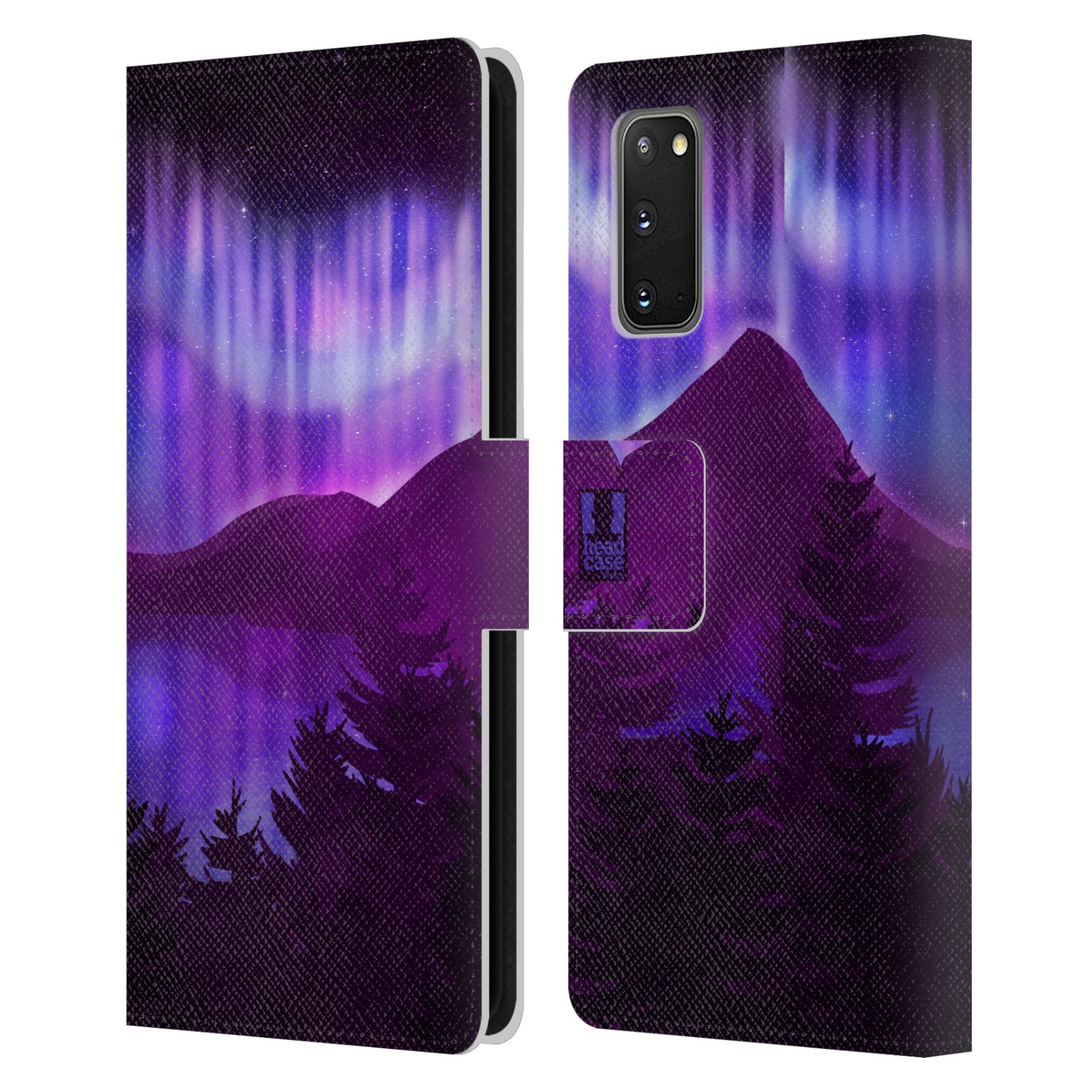 Pouzdro na mobil Samsung Galaxy S20 / S20 5G - HEAD CASE - Hory a lesy fialový odstín