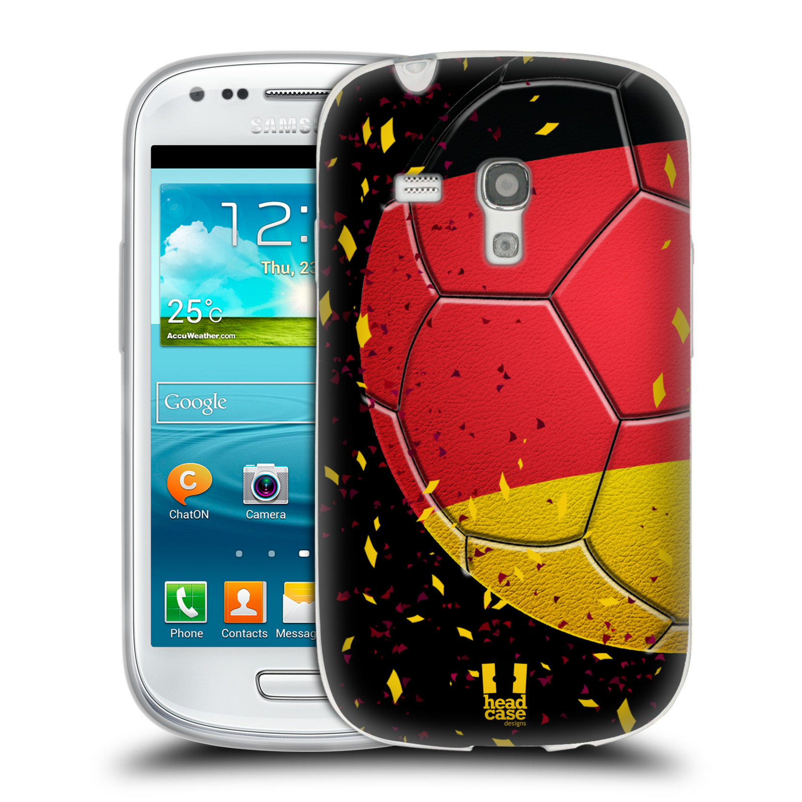 HEAD CASE silikonový obal na mobil Samsung Galaxy S3 MINI Sport fotbal mistrovský míč