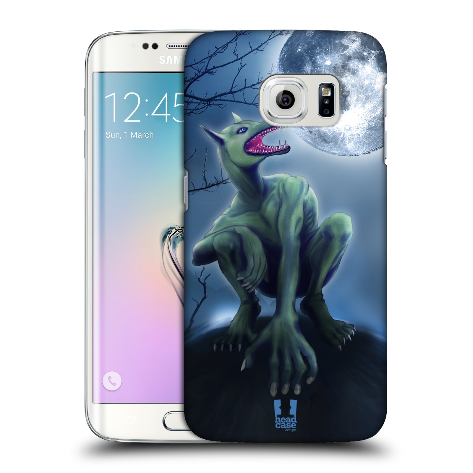 HEAD CASE plastový obal na mobil SAMSUNG Galaxy S6 EDGE (G9250, G925, G925F) vzor Pohádkové příšery VLKODLAK