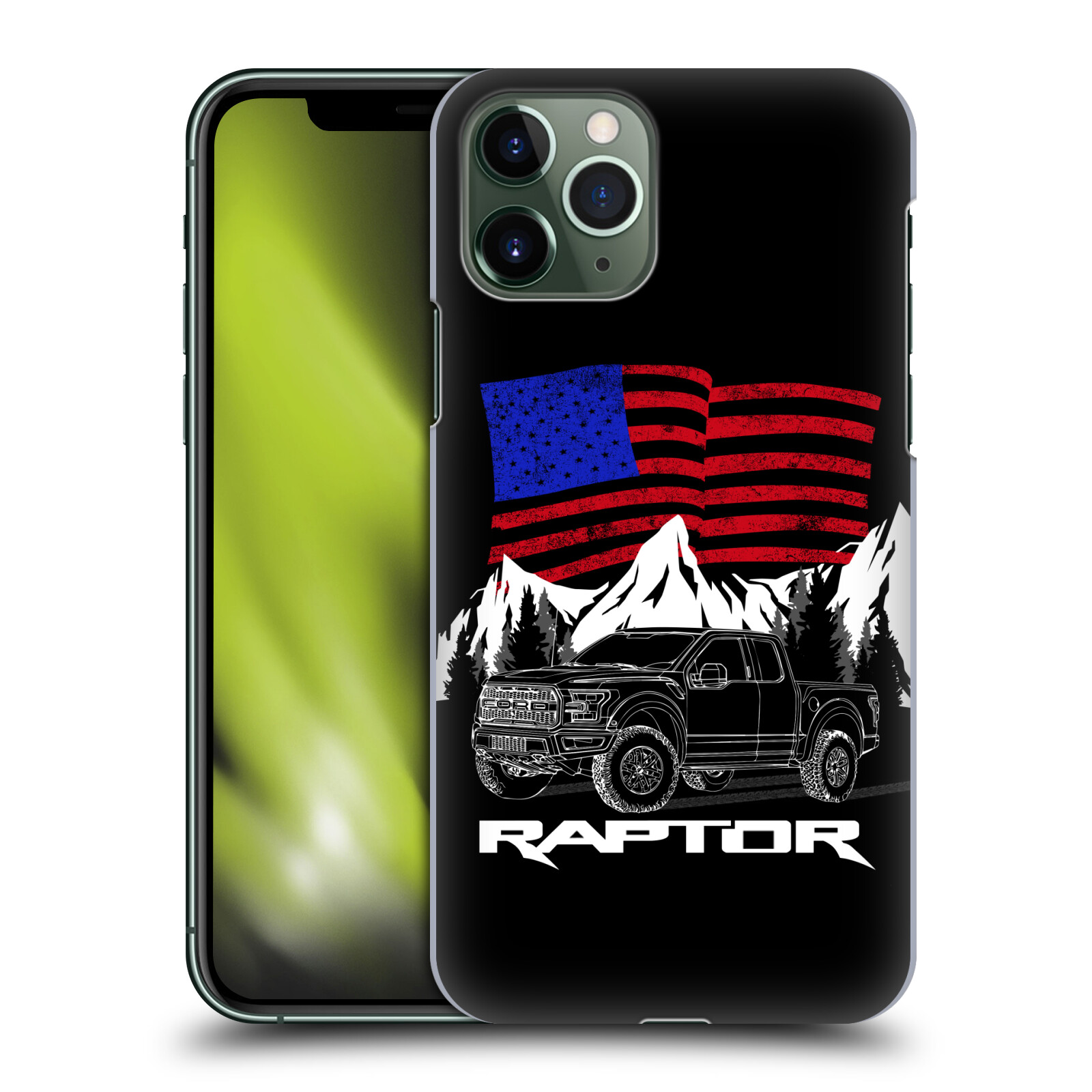 Zadní obal pro mobil Apple Iphone 11 PRO - HEAD CASE - Pick Up - Ford Raptor