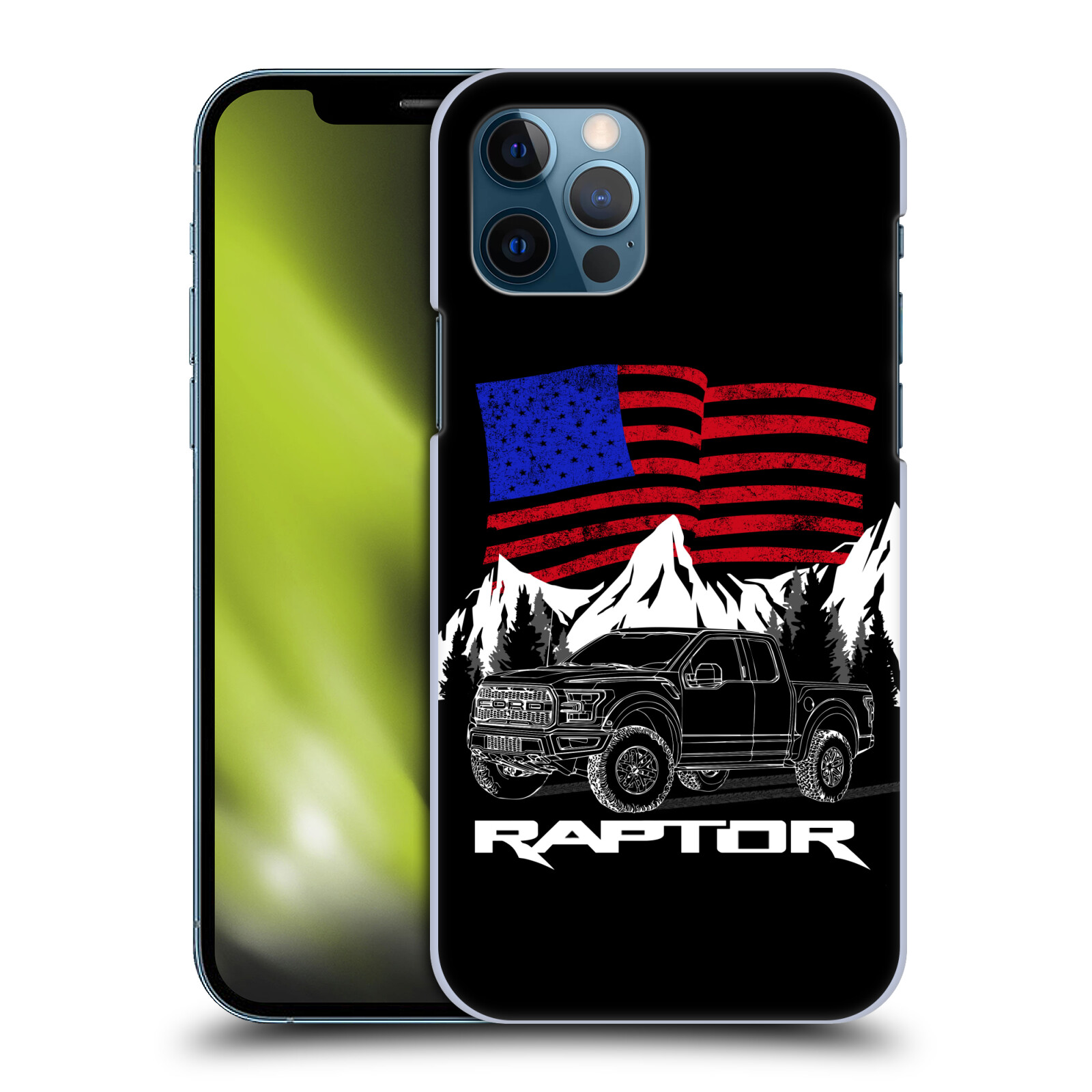 Zadní obal pro mobil Apple iPhone 12 / iPhone 12 Pro - HEAD CASE - Pick Up - Ford Raptor
