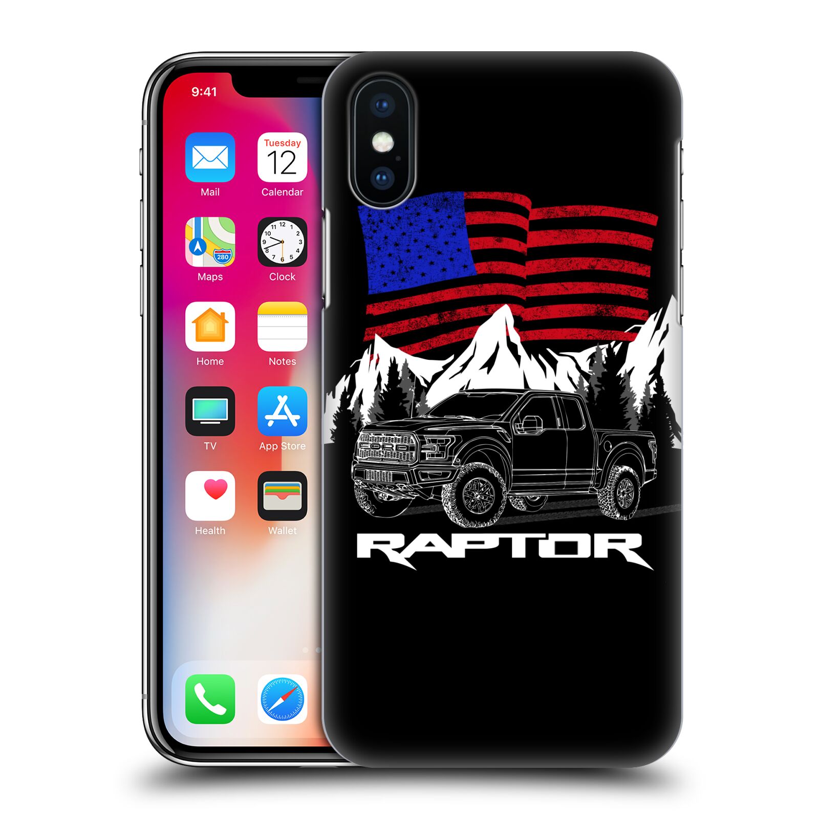 Zadní obal pro mobil Apple Iphone X / XS - HEAD CASE - Pick Up - Ford Raptor