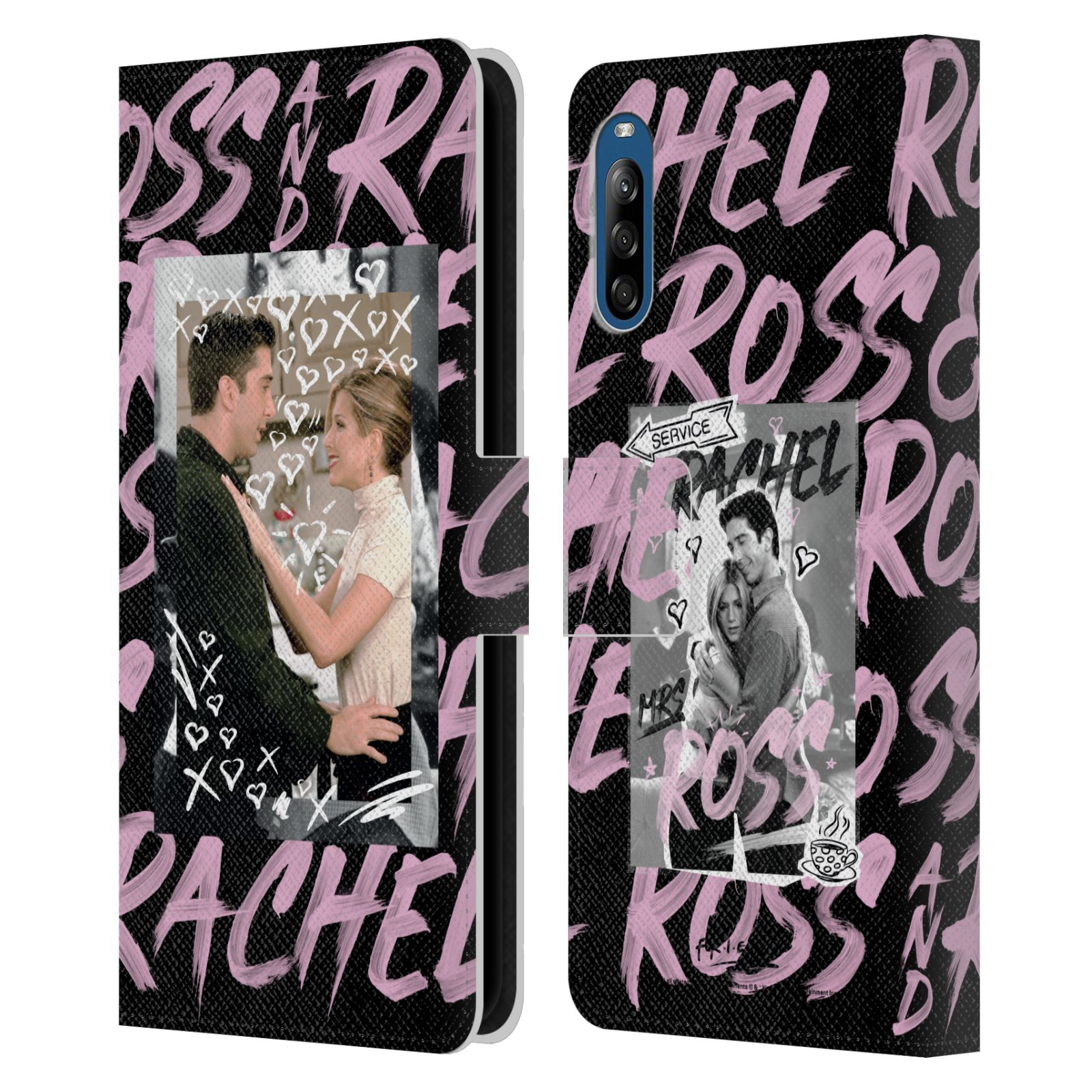 Pouzdro pro mobil Sony Xperia L4 - HEAD CASE - Seriál přátelé - Ross a Rachel