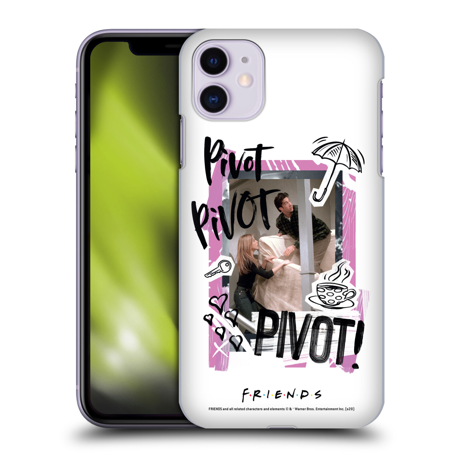 Zadní obal pro mobil Apple Iphone 11 - HEAD CASE - Seriál přátelé - Stěhování gauče