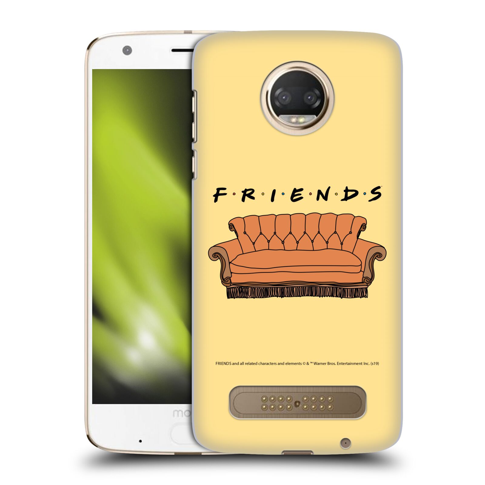 Pouzdro na mobil Motorola Moto Z2 PLAY - HEAD CASE - Seriál Přátelé - pohovka