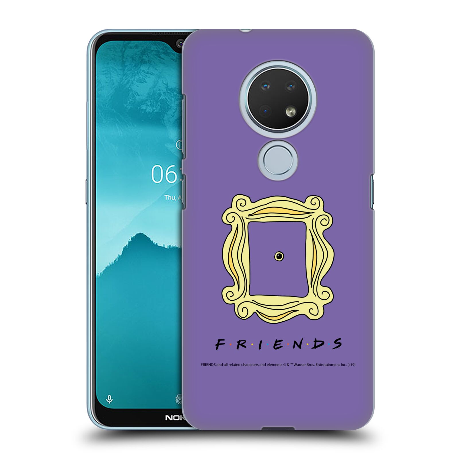 Pouzdro na mobil Nokia 6.2 - HEAD CASE - Seriál Přátelé - rám obrazu kukátko
