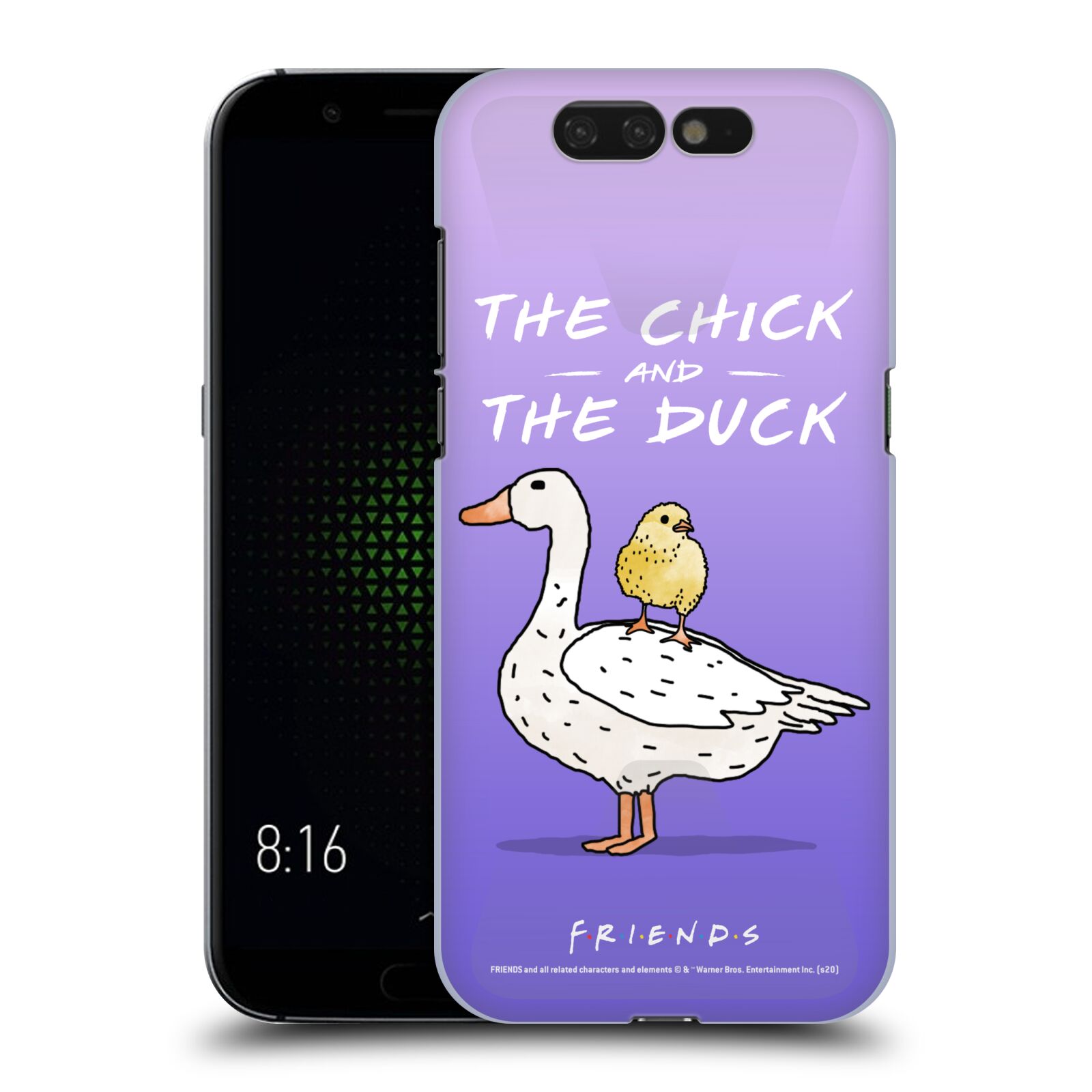 Obal na mobil Xiaomi Black Shark - HEAD CASE  - Přátelé - kuře a kachna