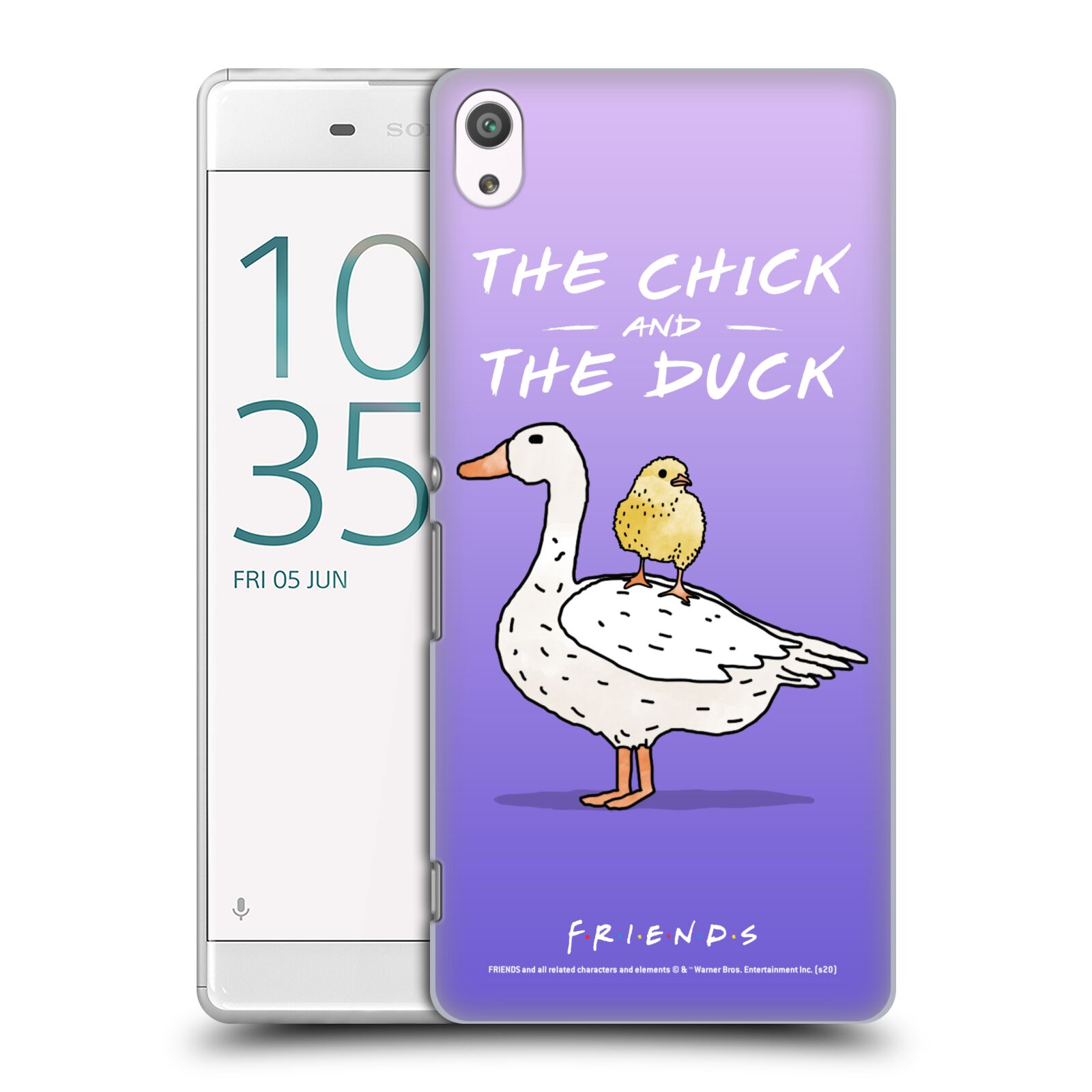 Obal na mobil Sony Xperia XA ULTRA - HEAD CASE  - Přátelé - kuře a kachna