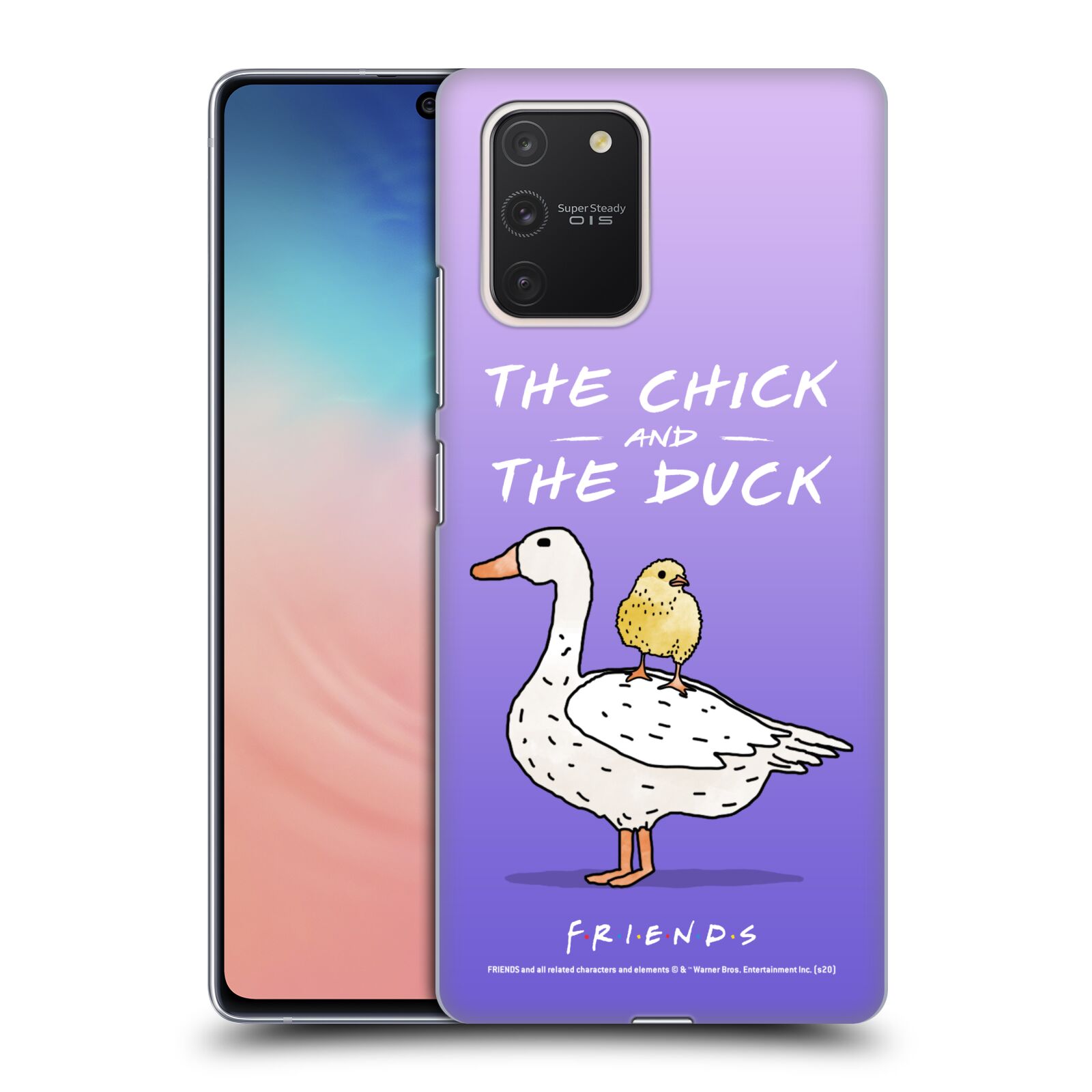 Obal na mobil Samsung Galaxy S10 LITE - HEAD CASE  - Přátelé - kuře a kachna