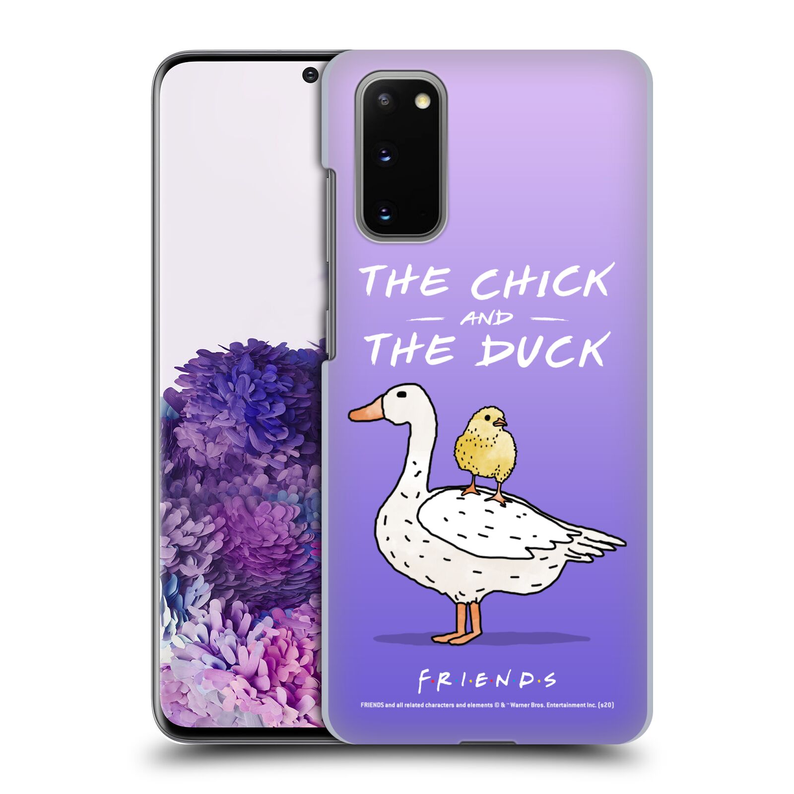 Obal na mobil Samsung Galaxy S20 - HEAD CASE  - Přátelé - kuře a kachna