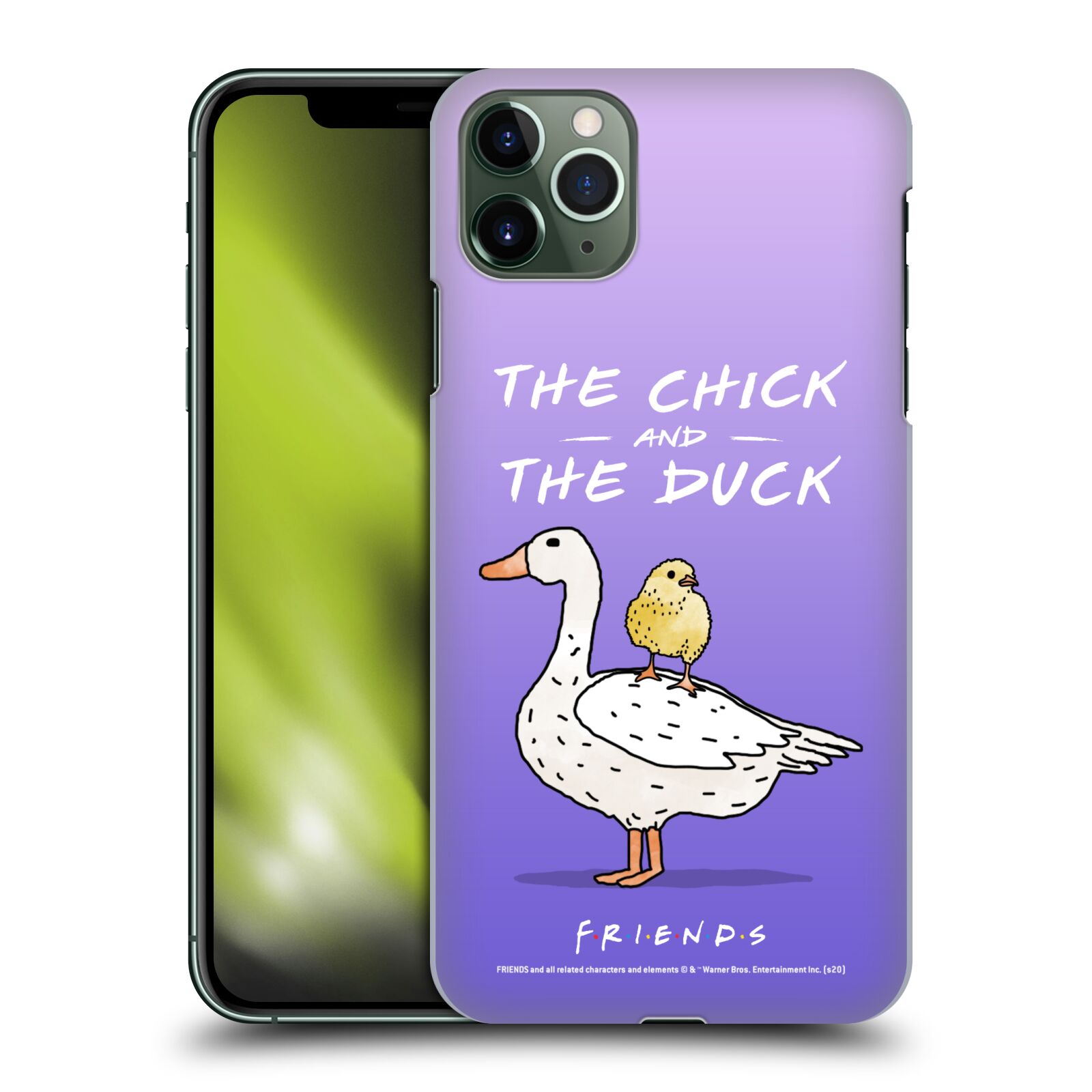 Obal na mobil Apple Iphone 11 PRO MAX - HEAD CASE - Přátelé - kuře a kachna