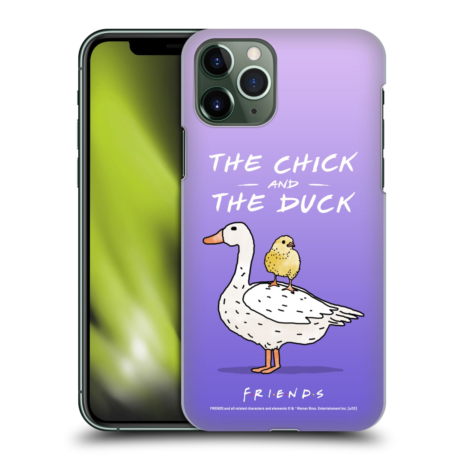 Obal na mobil Apple Iphone 11 PRO - HEAD CASE  - Přátelé - kuře a kachna