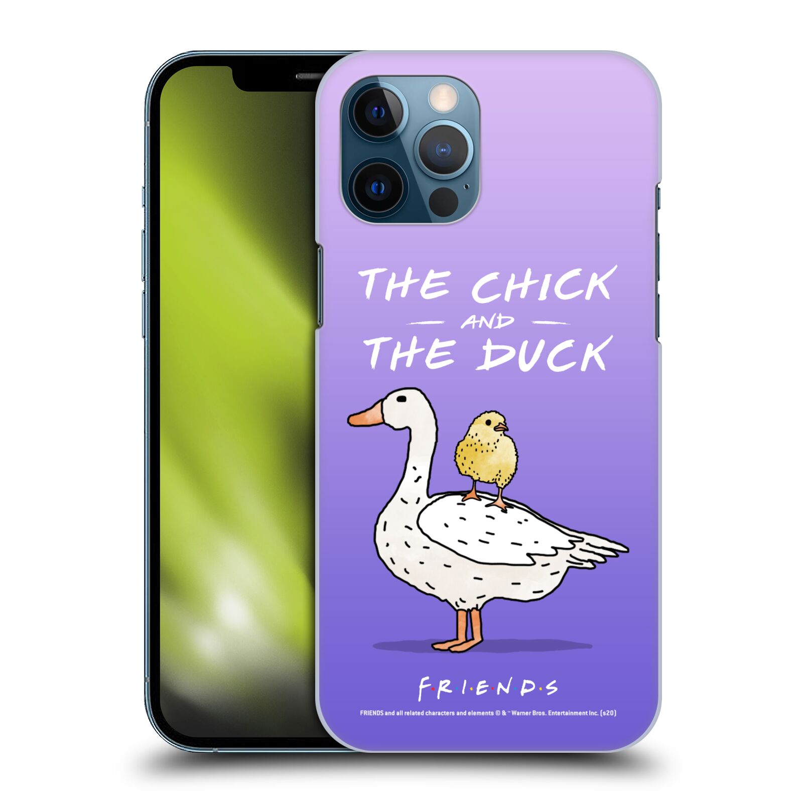 Obal na mobil Apple Iphone 12 PRO MAX - HEAD CASE - Přátelé - kuře a kachna