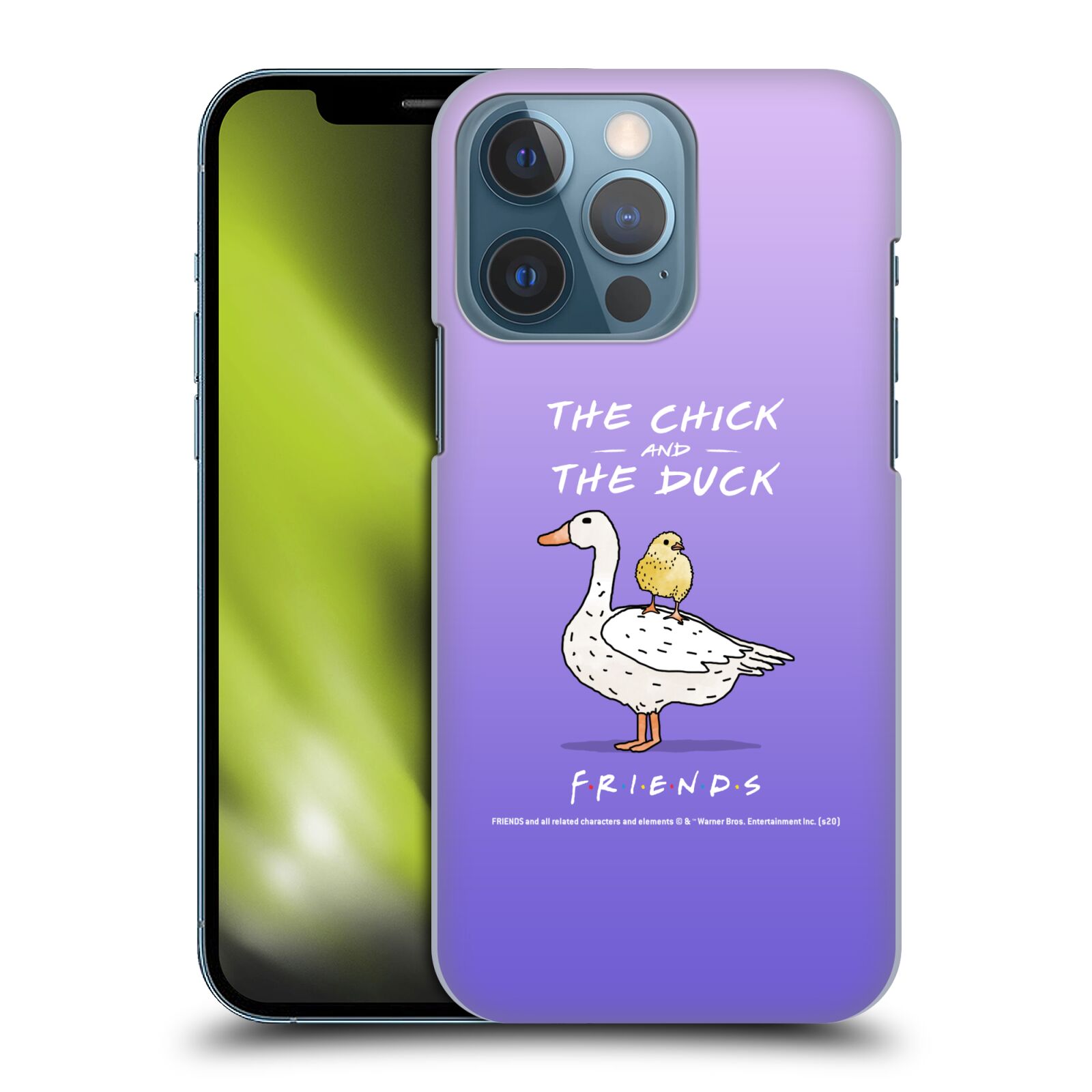 Obal na mobil Apple Iphone 13 PRO - HEAD CASE  - Přátelé - kuře a kachna