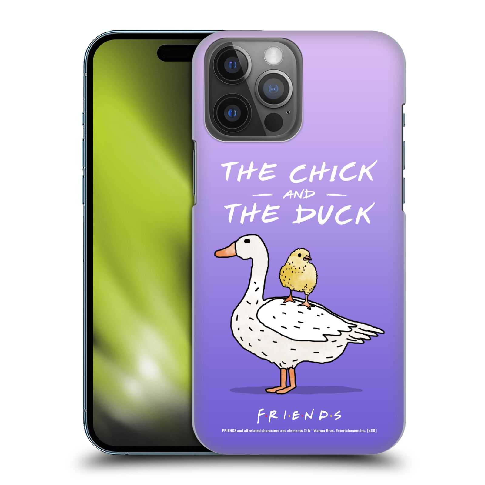 Obal na mobil Apple Iphone 14 PRO MAX - HEAD CASE  - Přátelé - kuře a kachna