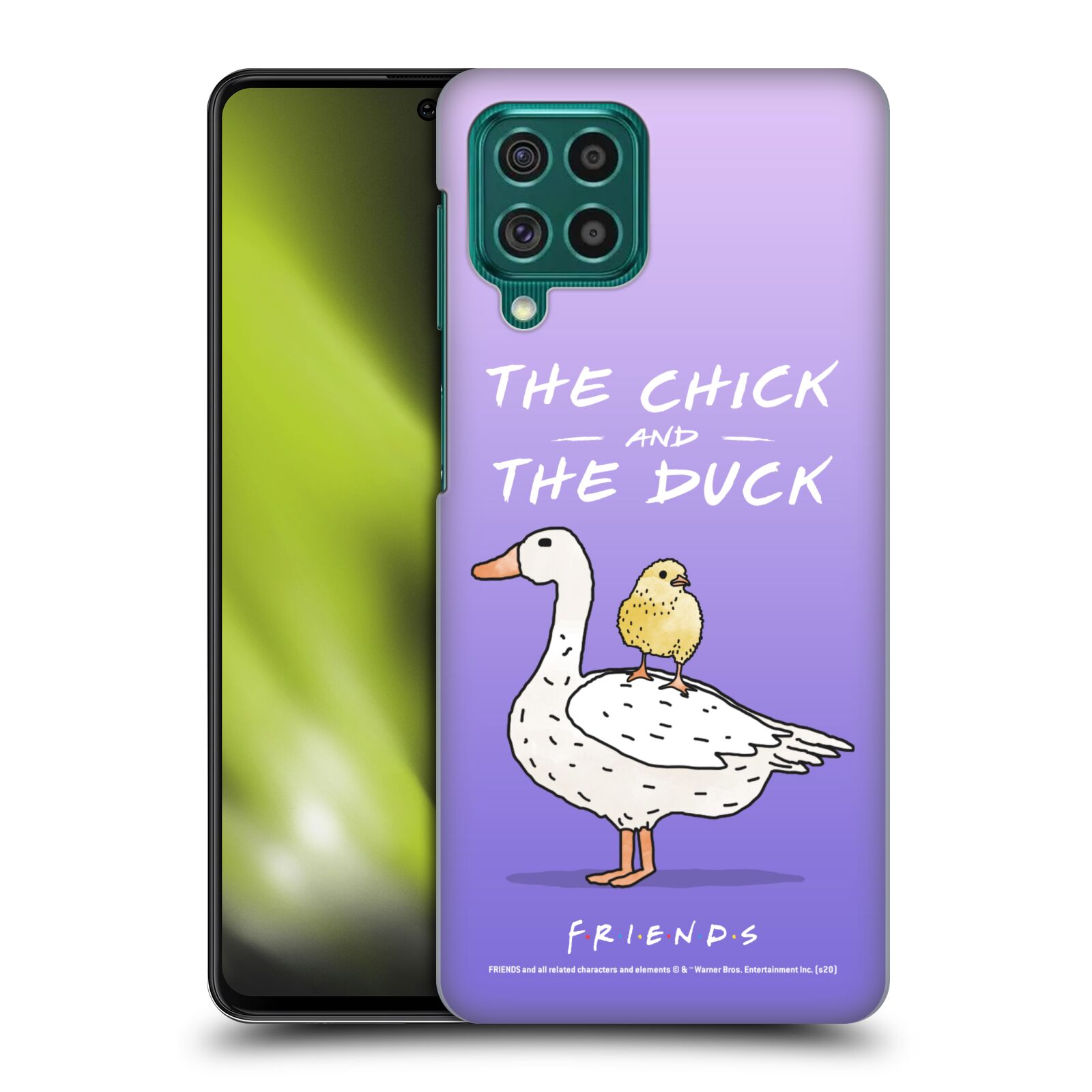 Obal na mobil Samsung Galaxy M62 - HEAD CASE  - Přátelé - kuře a kachna