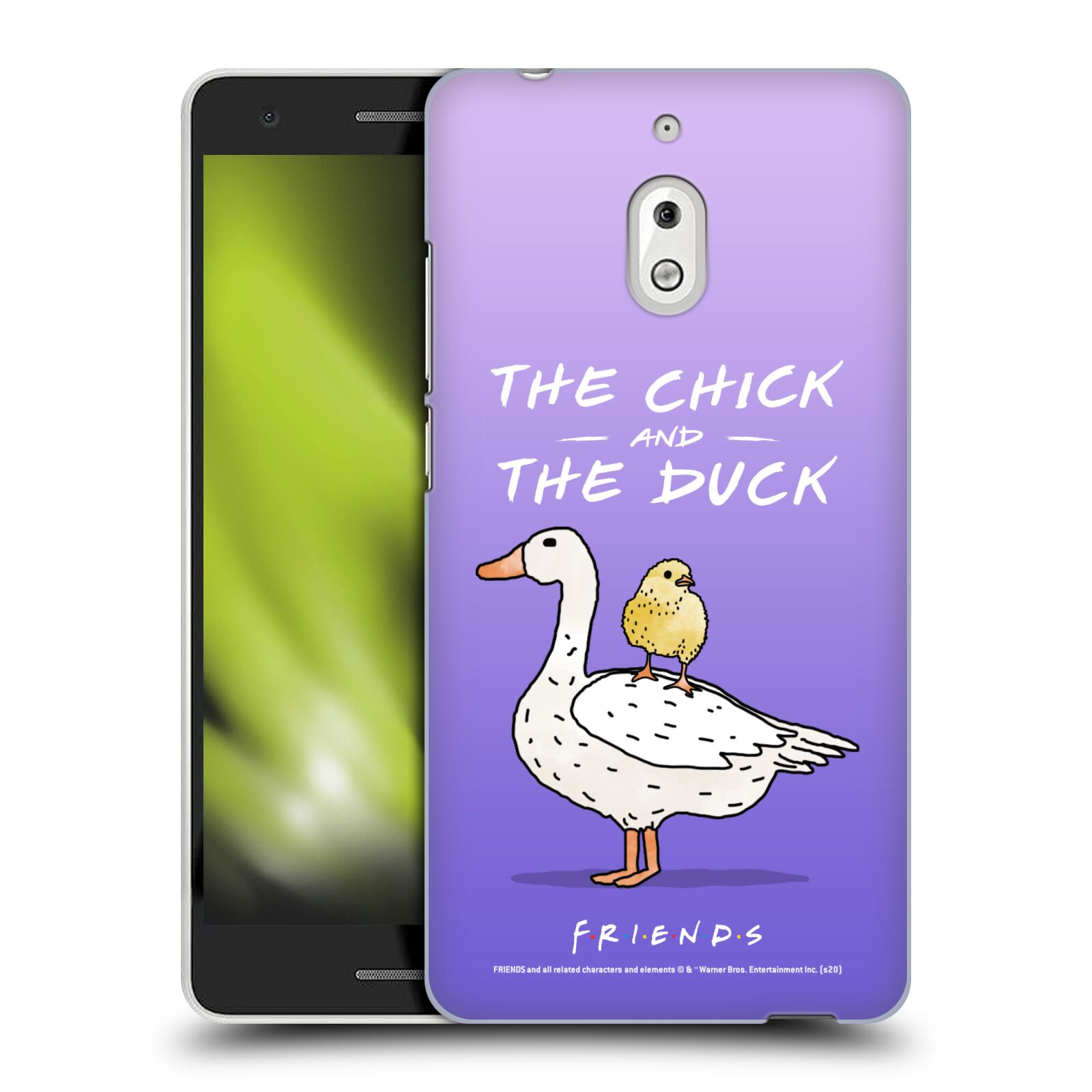 Obal na mobil Nokia 2.1 - HEAD CASE  - Přátelé - kuře a kachna