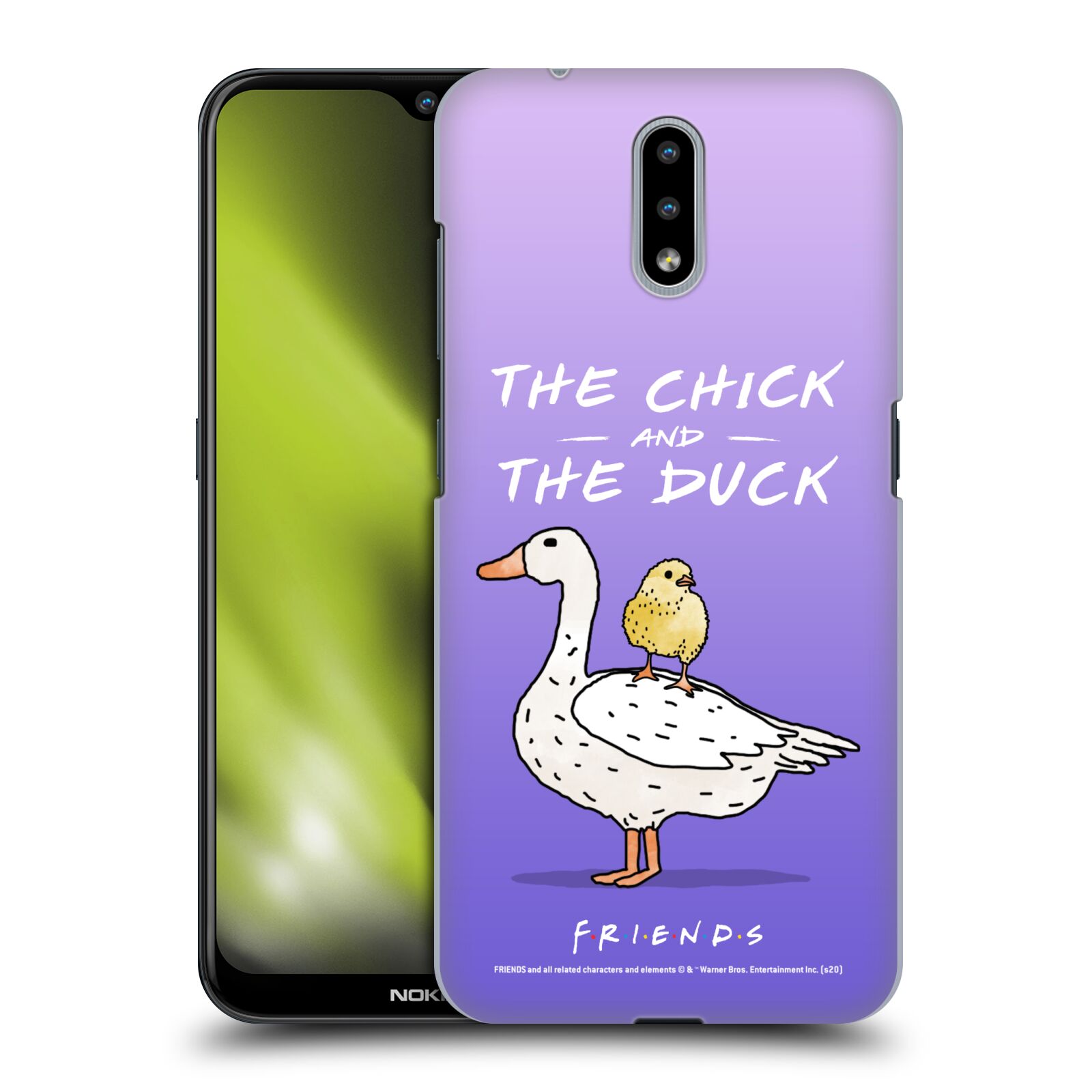 Obal na mobil Nokia 2.3 - HEAD CASE  - Přátelé - kuře a kachna
