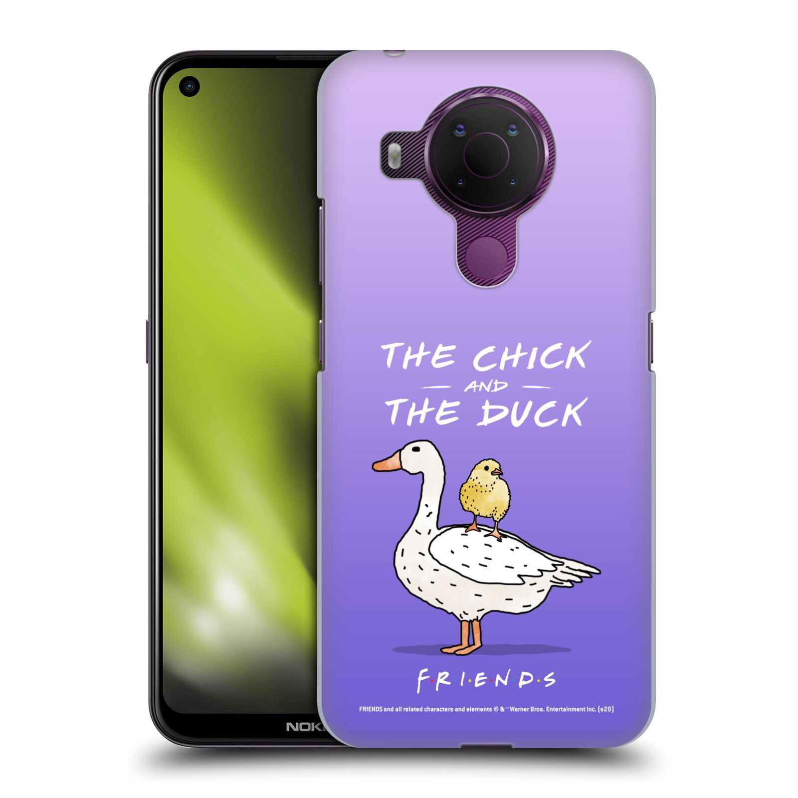 Obal na mobil Nokia 5.4 - HEAD CASE  - Přátelé - kuře a kachna