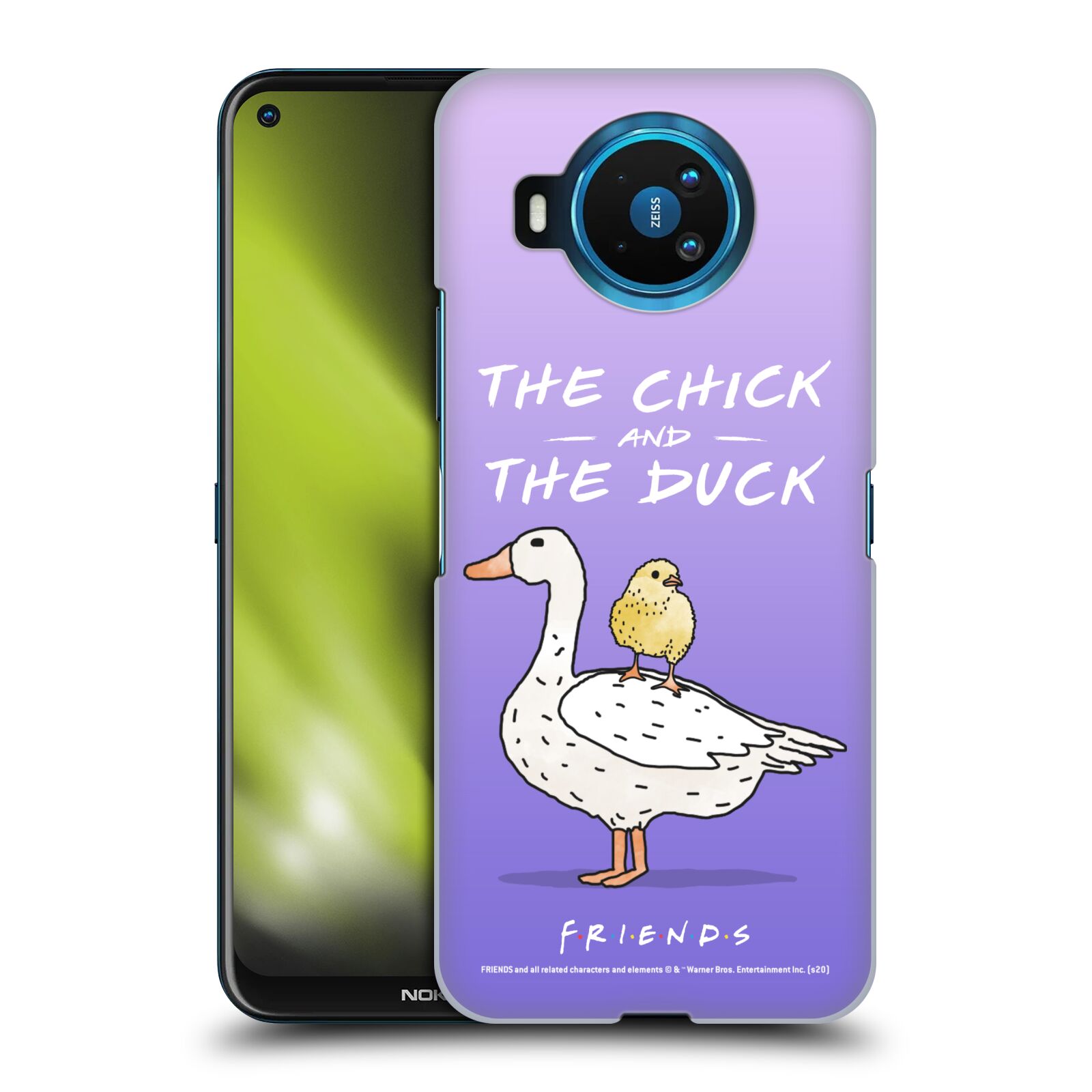 Obal na mobil NOKIA 8.3 - HEAD CASE  - Přátelé - kuře a kachna