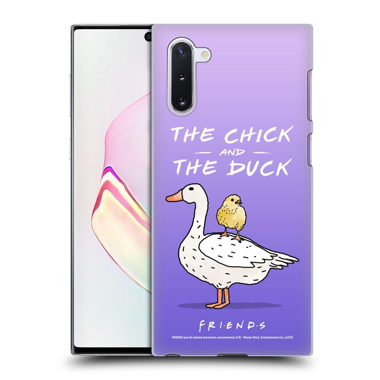 Obal na mobil Samsung Galaxy Note 10 - HEAD CASE  - Přátelé - kuře a kachna