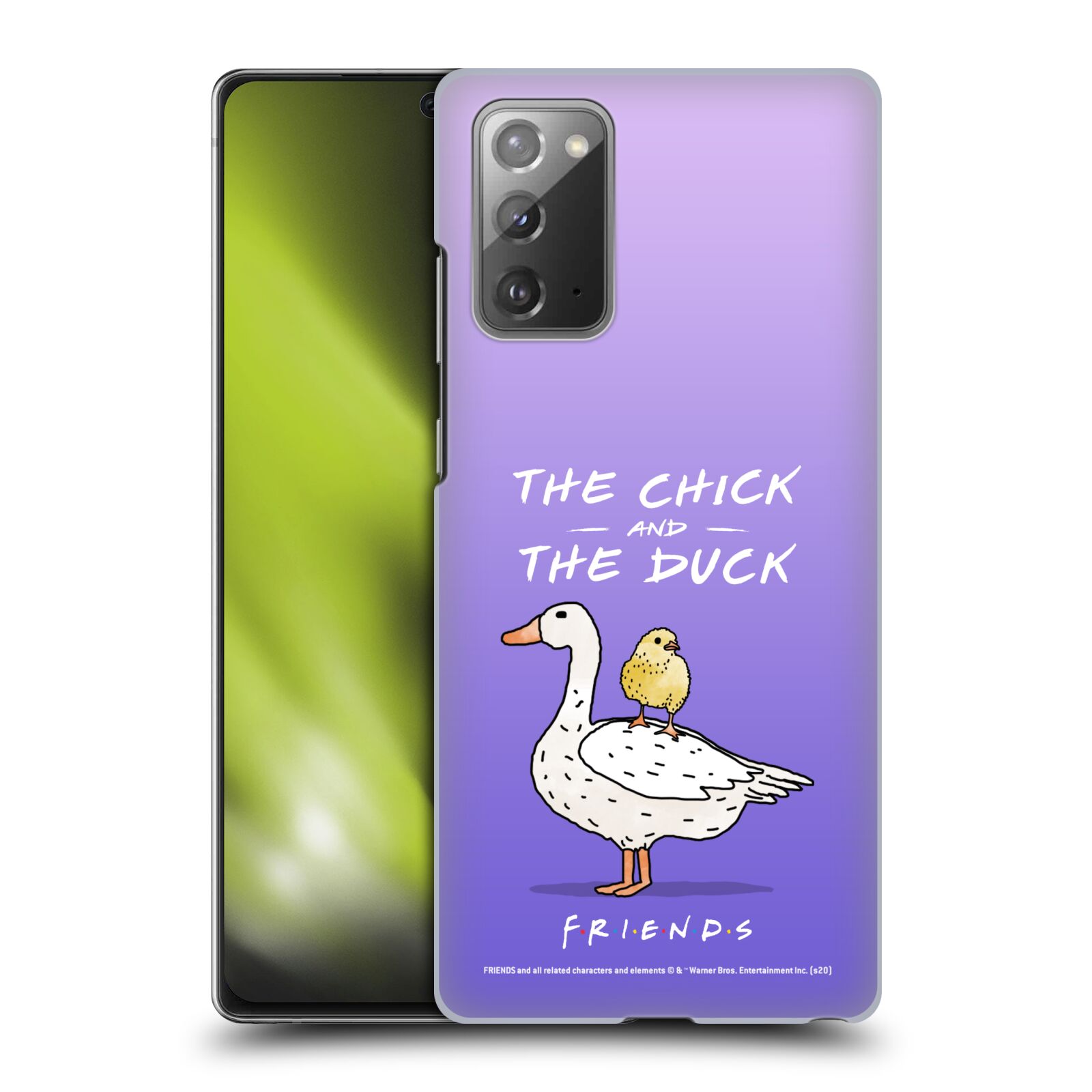 Obal na mobil Samsung Galaxy Note 20 - HEAD CASE  - Přátelé - kuře a kachna
