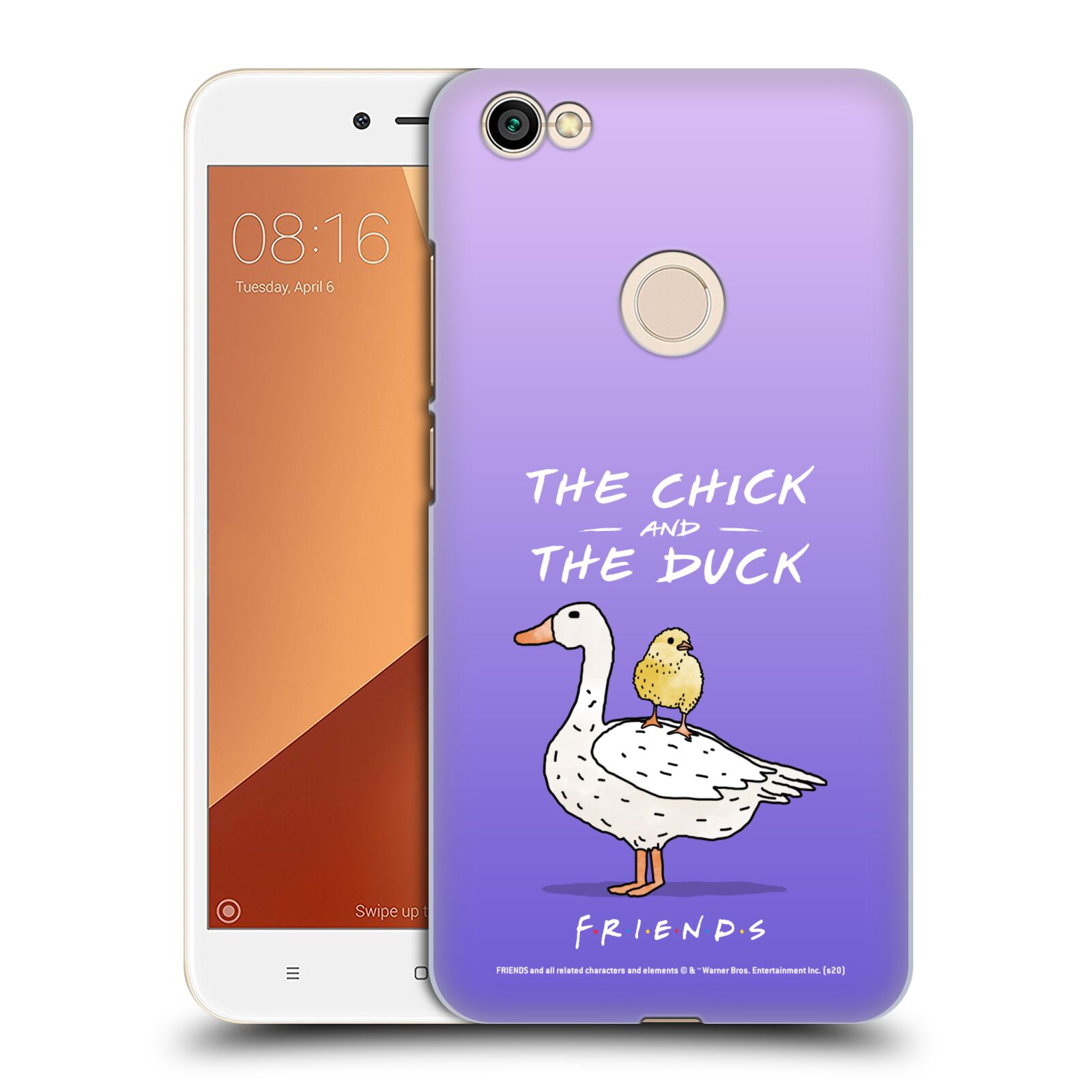 Obal na mobil Xiaomi Redmi Note 5A - HEAD CASE  - Přátelé - kuře a kachna