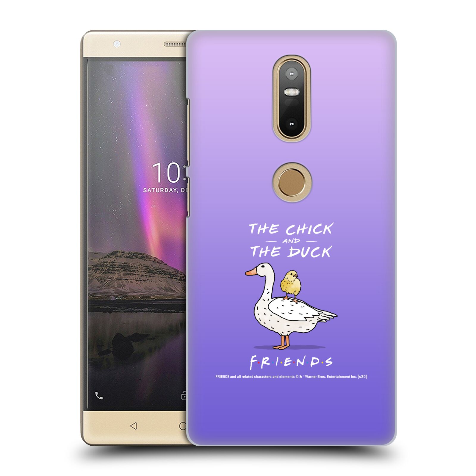 Obal na mobil Lenovo Phab 2 PLUS - HEAD CASE  - Přátelé - kuře a kachna