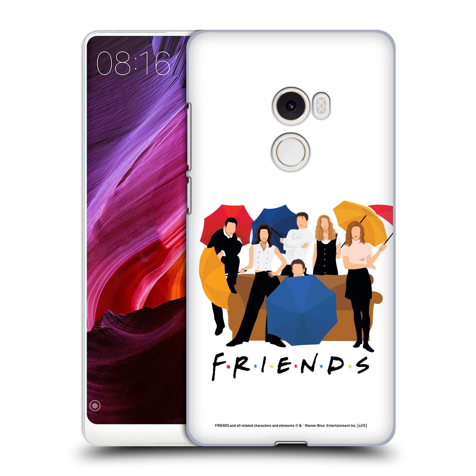 Obal na mobil Xiaomi Mi Mix 2 - HEAD CASE  - Přátelé - Silueta