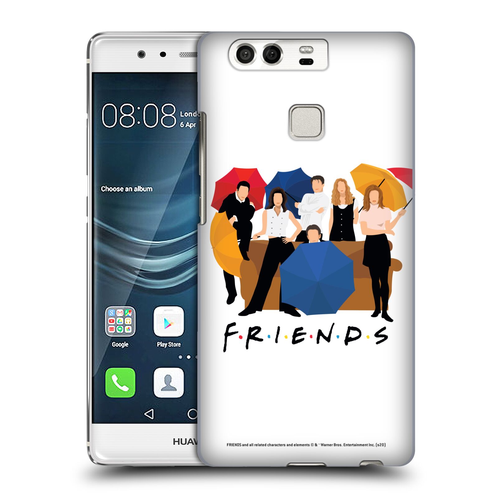 Obal na mobil Huawei P9 / P9 DUAL SIM - HEAD CASE  - Přátelé - Silueta
