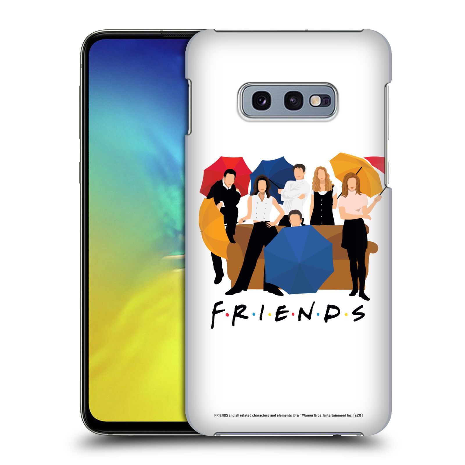 Obal na mobil Samsung Galaxy S10e - HEAD CASE  - Přátelé - Silueta