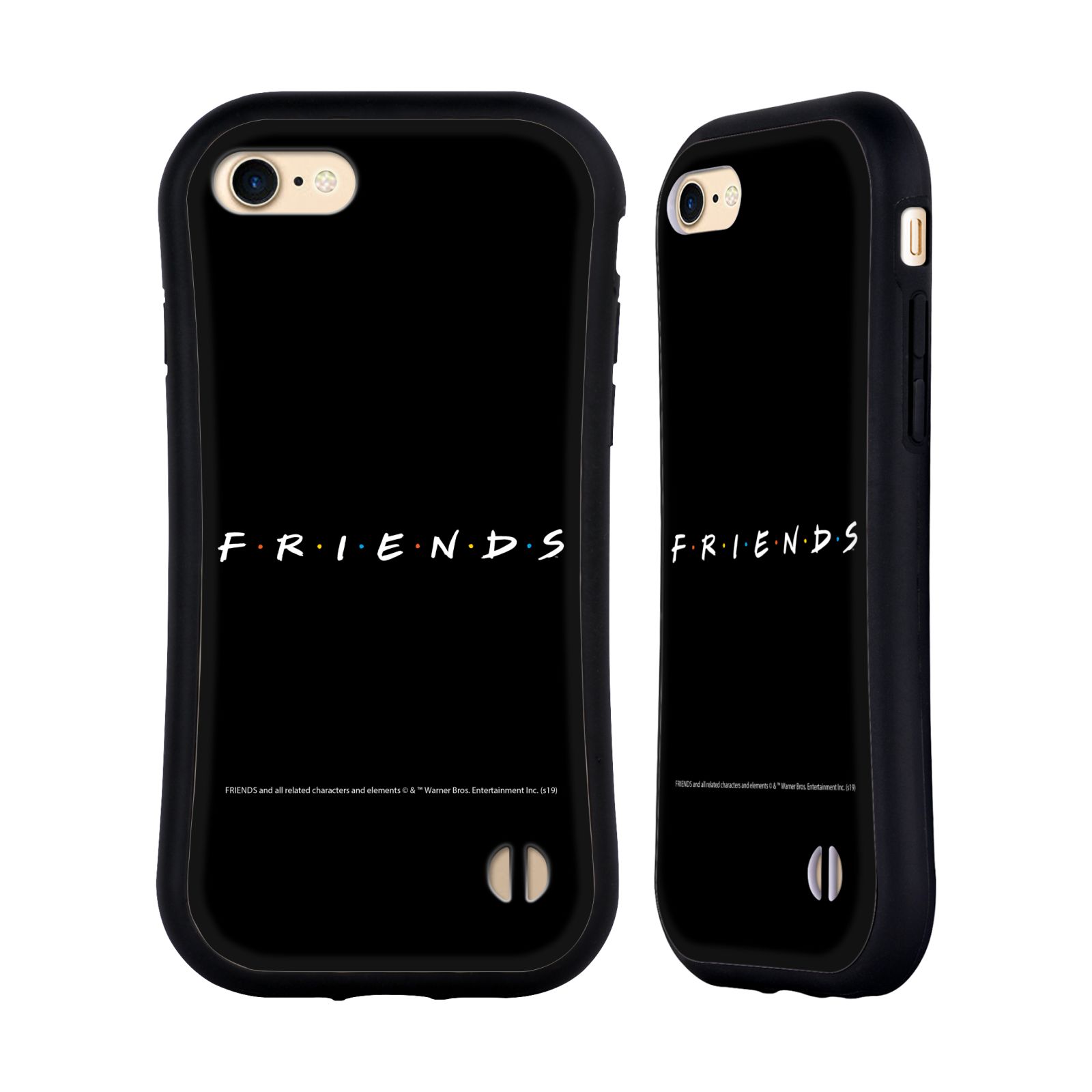 Obal na mobil Apple iPhone 7/8, SE 2020 - HEAD CASE - Přátelé - nadpis černá