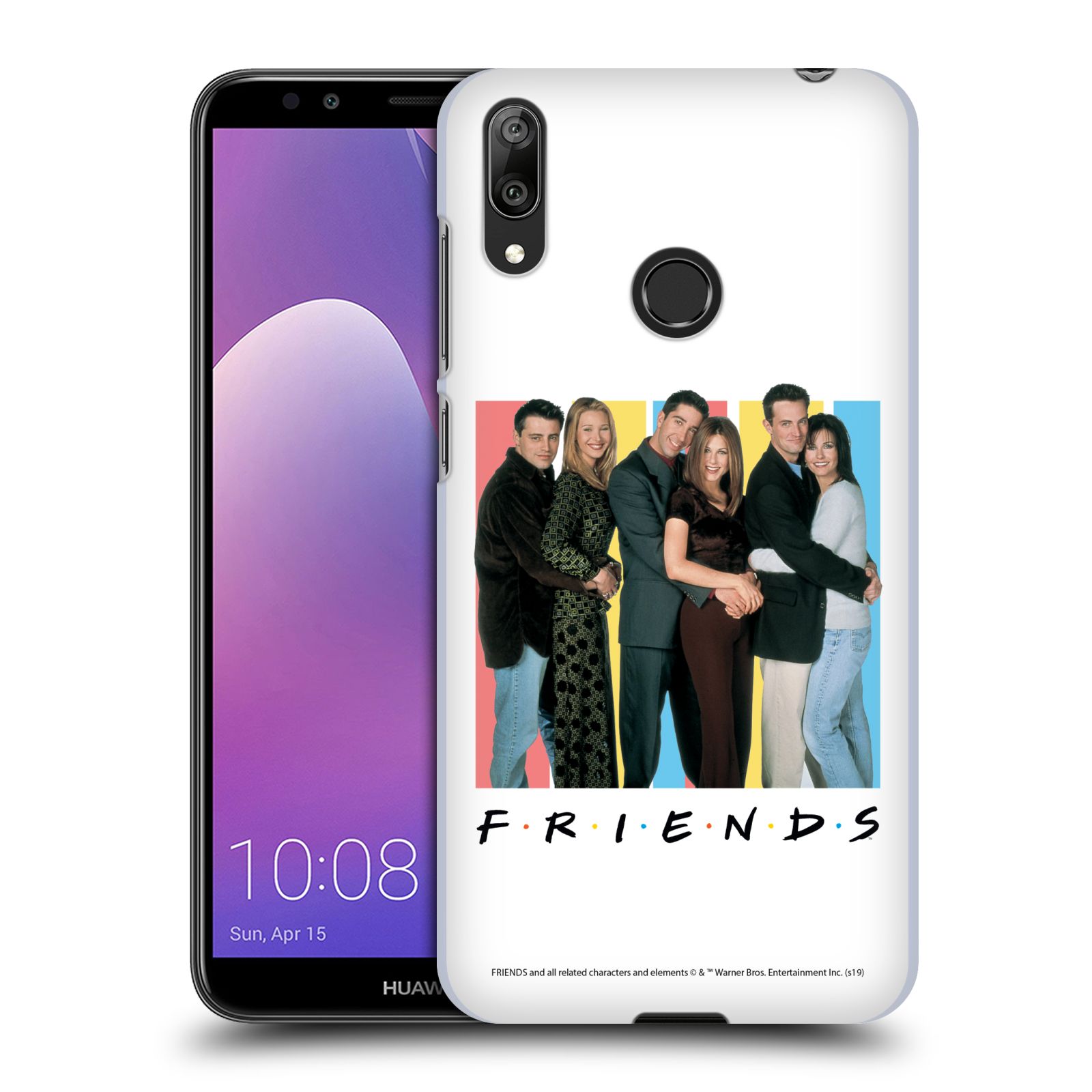 Pouzdro na mobil Huawei Y7 2019 - HEAD CASE - Seriál Přátelé - Foto