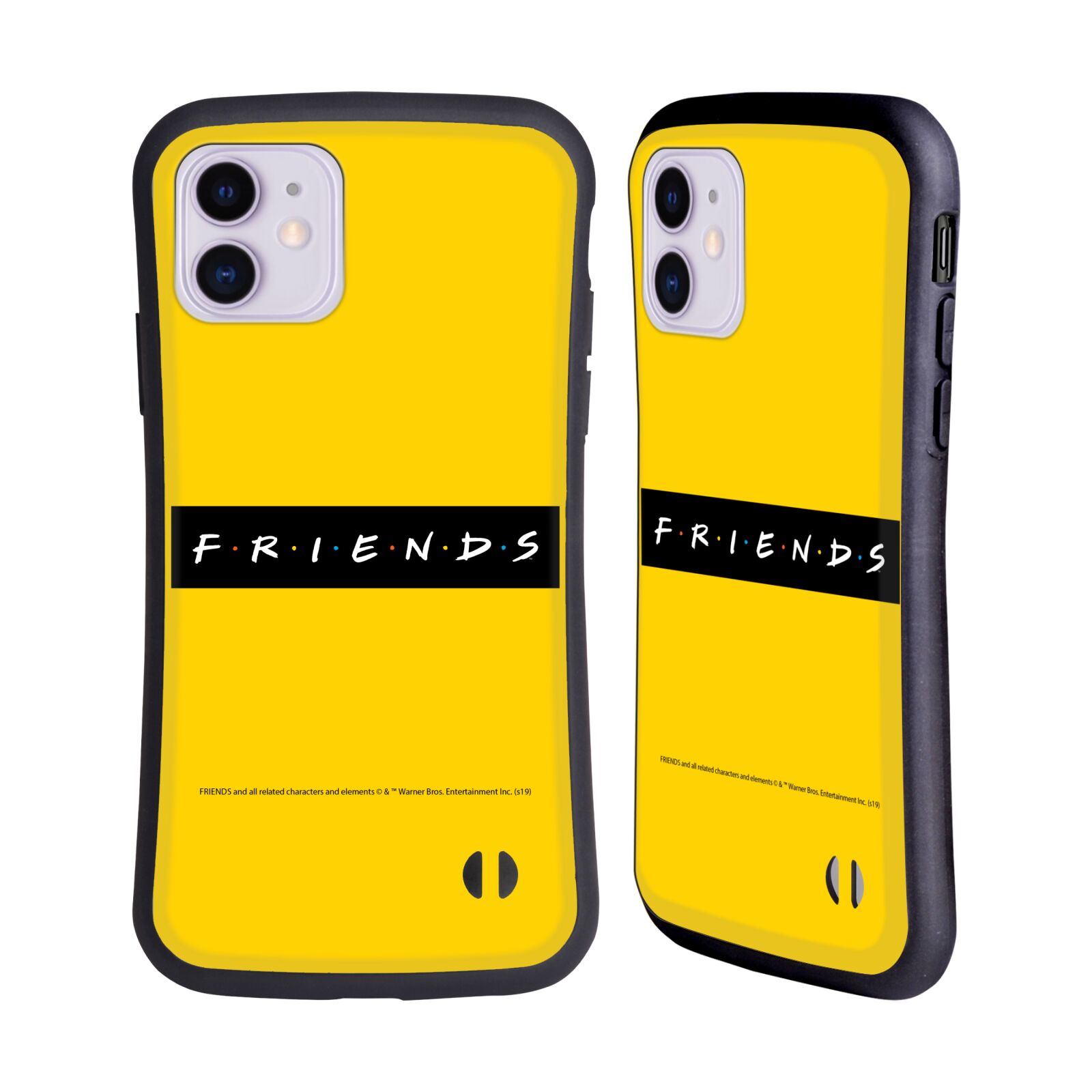 Obal na mobil Apple iPhone 11 - HEAD CASE - Přátelé - nadpis žlutá